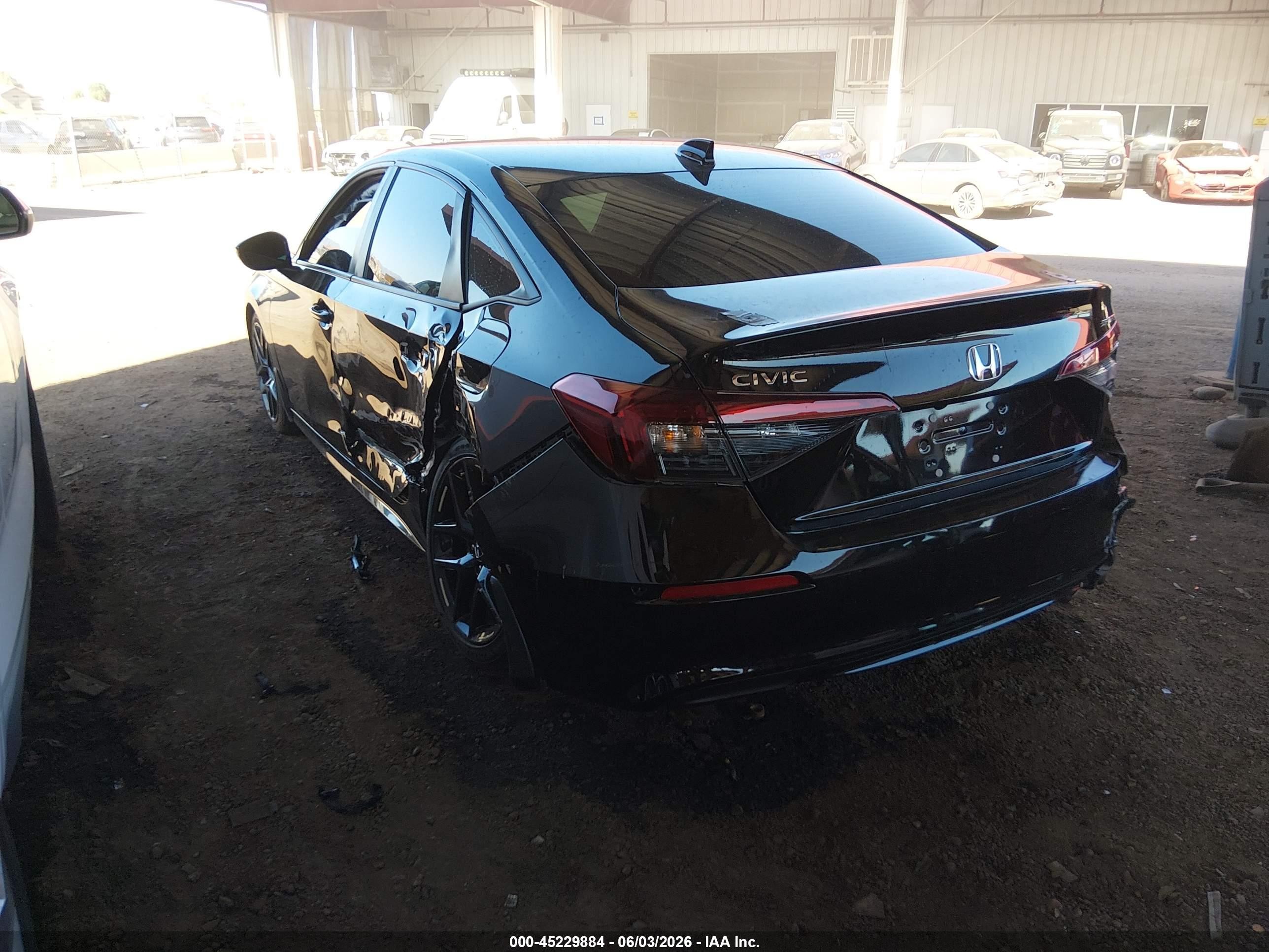 2025 Honda Civic Sport Black vin: 2HGFE2F53SH501877