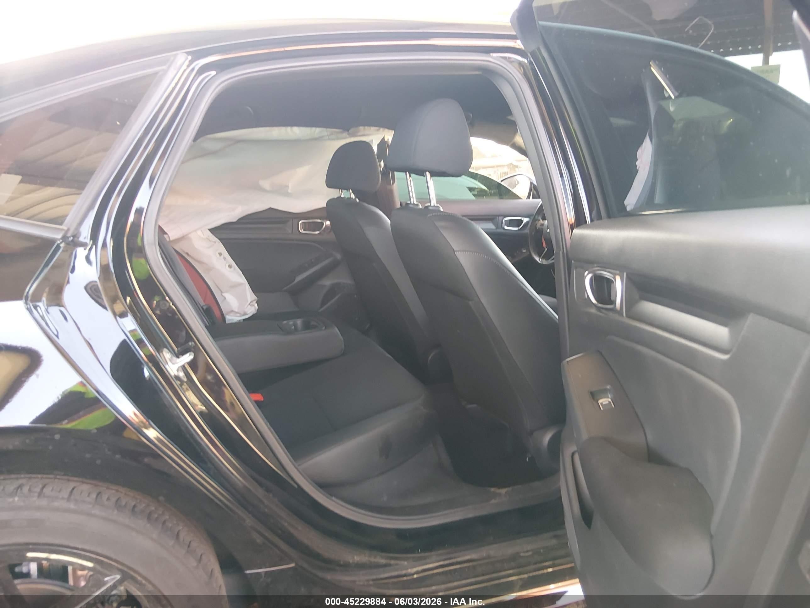 2025 Honda Civic Sport Black vin: 2HGFE2F53SH501877