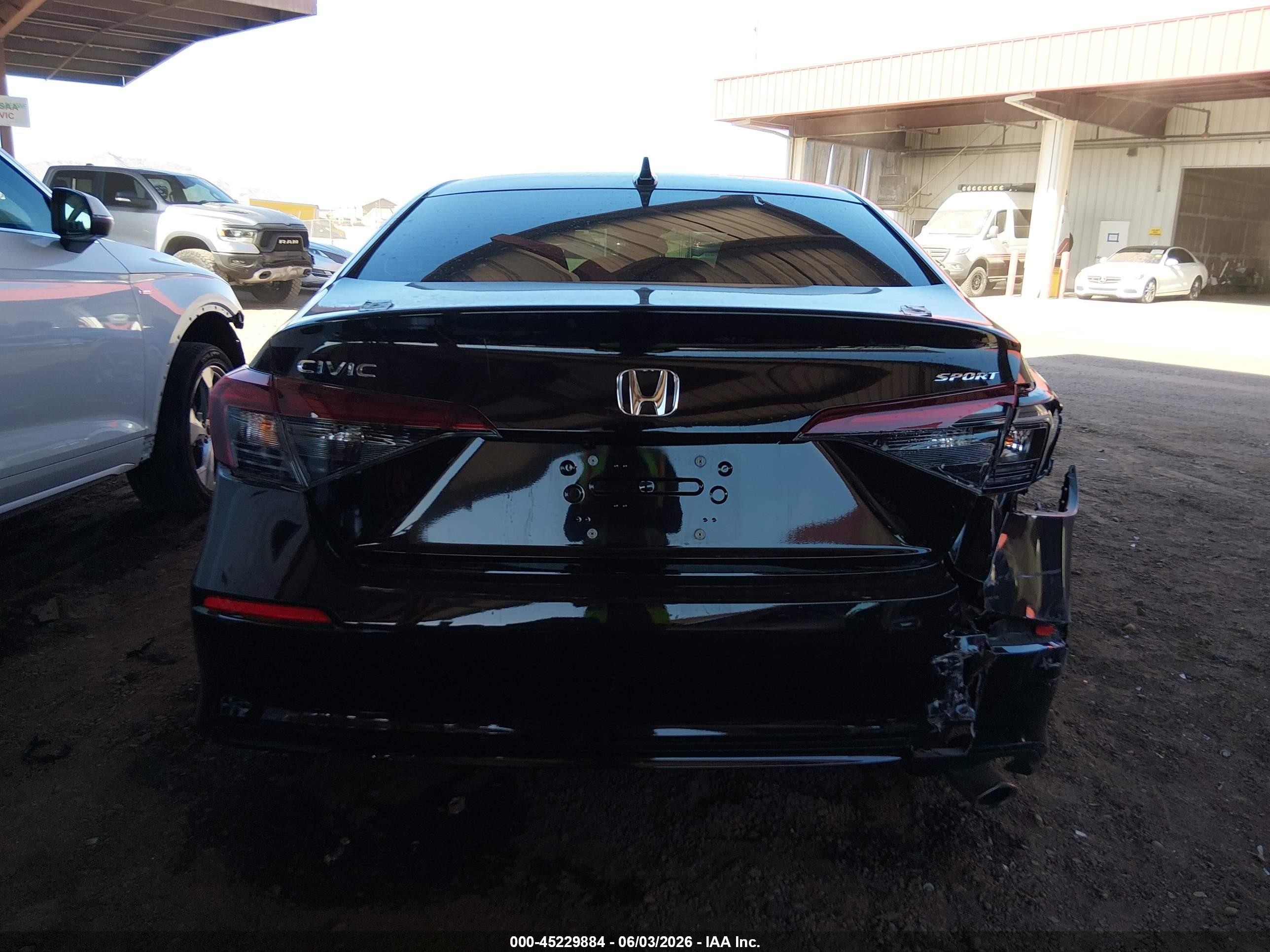 2025 Honda Civic Sport Black vin: 2HGFE2F53SH501877
