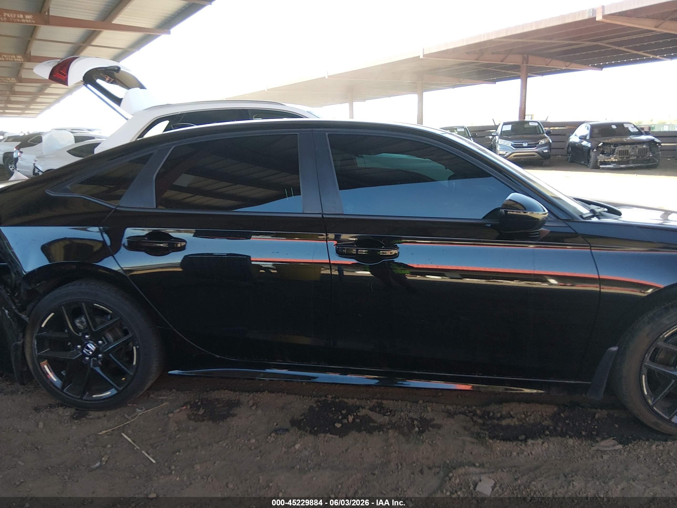 2025 Honda Civic Sport Black vin: 2HGFE2F53SH501877