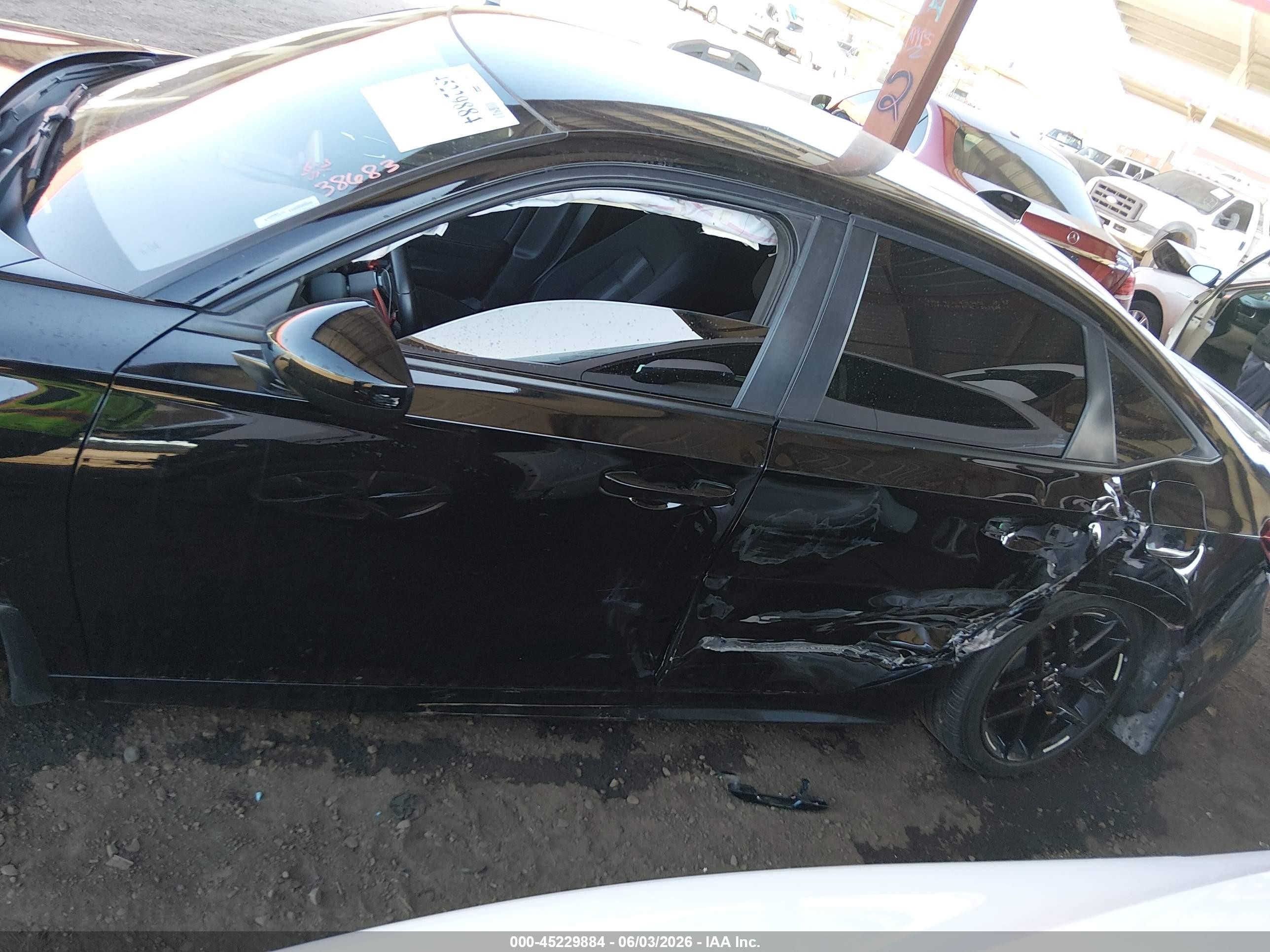 2025 Honda Civic Sport Black vin: 2HGFE2F53SH501877