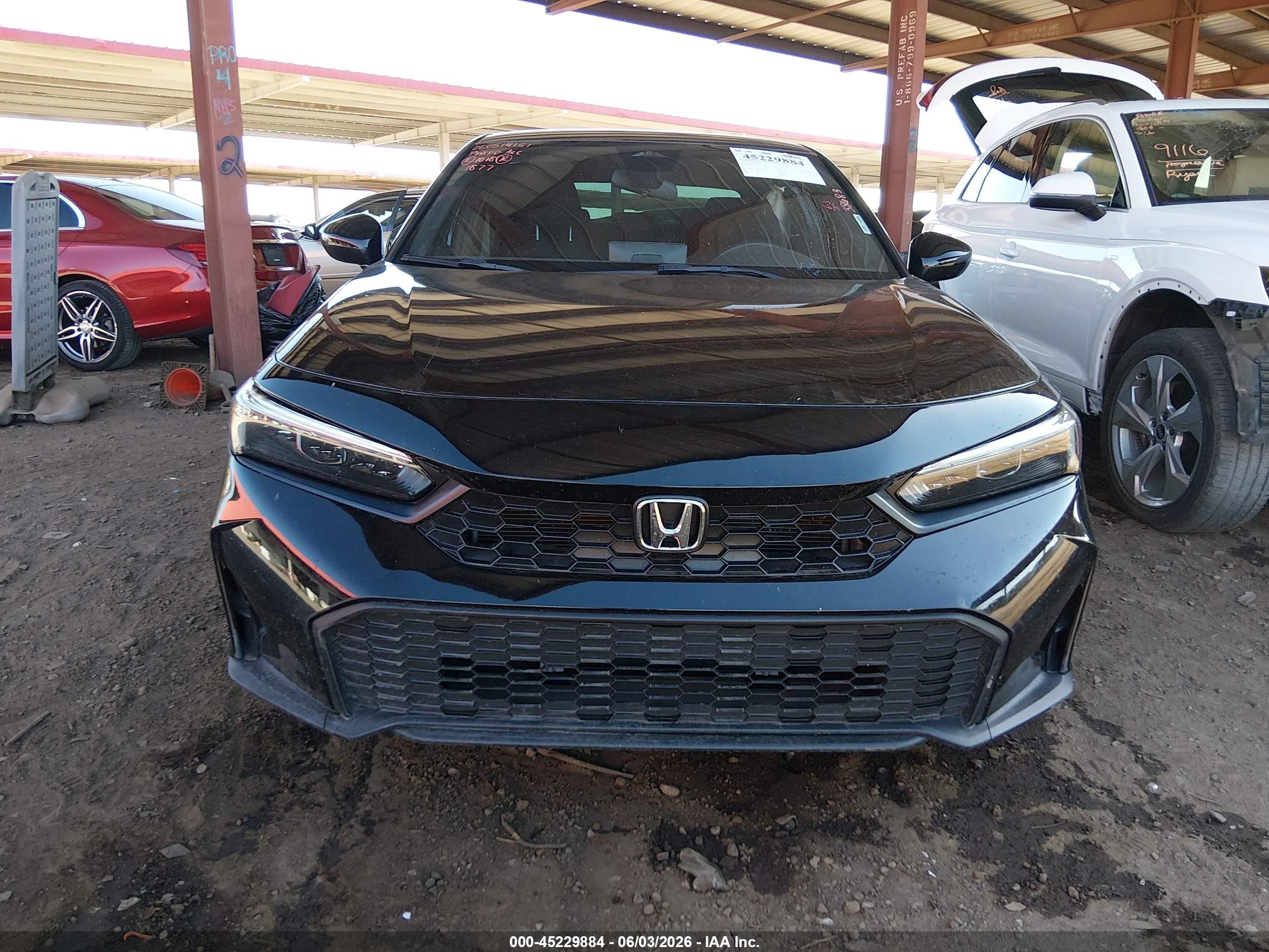 2025 Honda Civic Sport Black vin: 2HGFE2F53SH501877