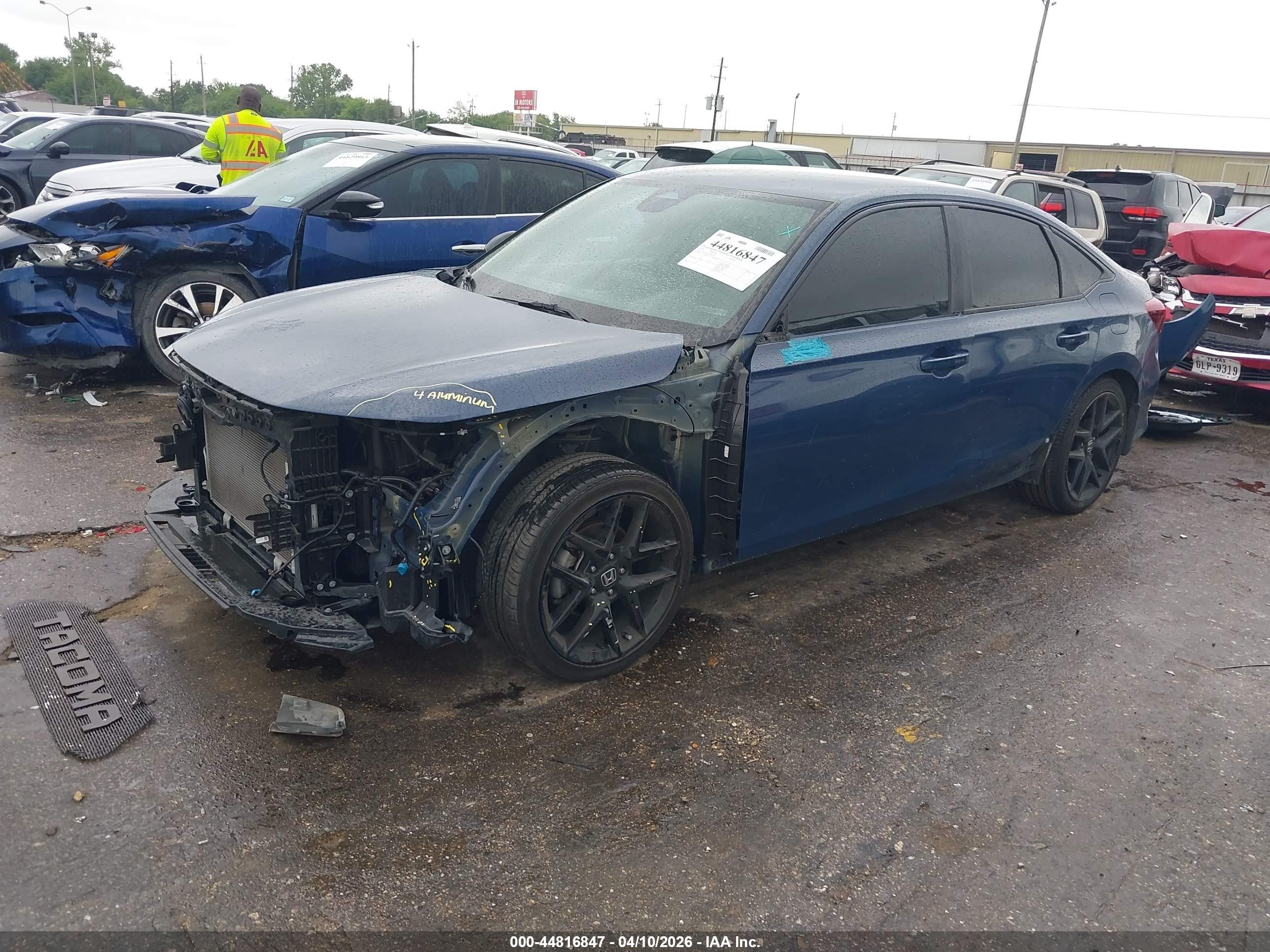 2025 Honda Civic Sport Синий vin: 2HGFE2F53SH505735