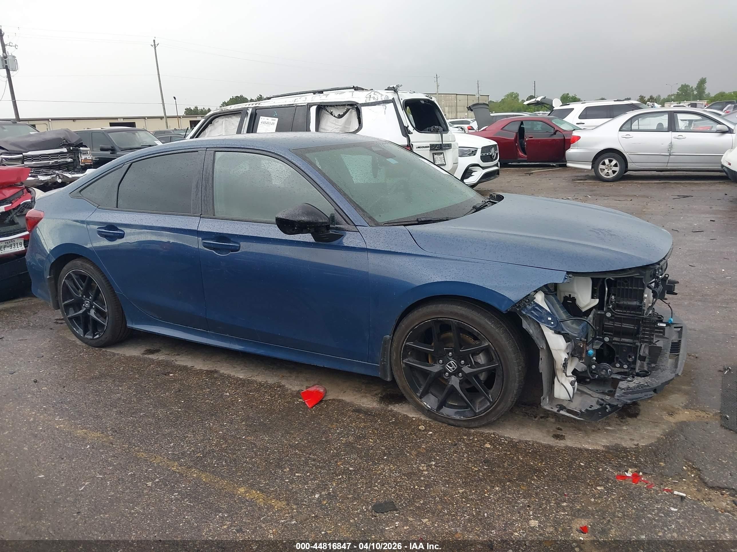 2025 Honda Civic Sport Синий vin: 2HGFE2F53SH505735