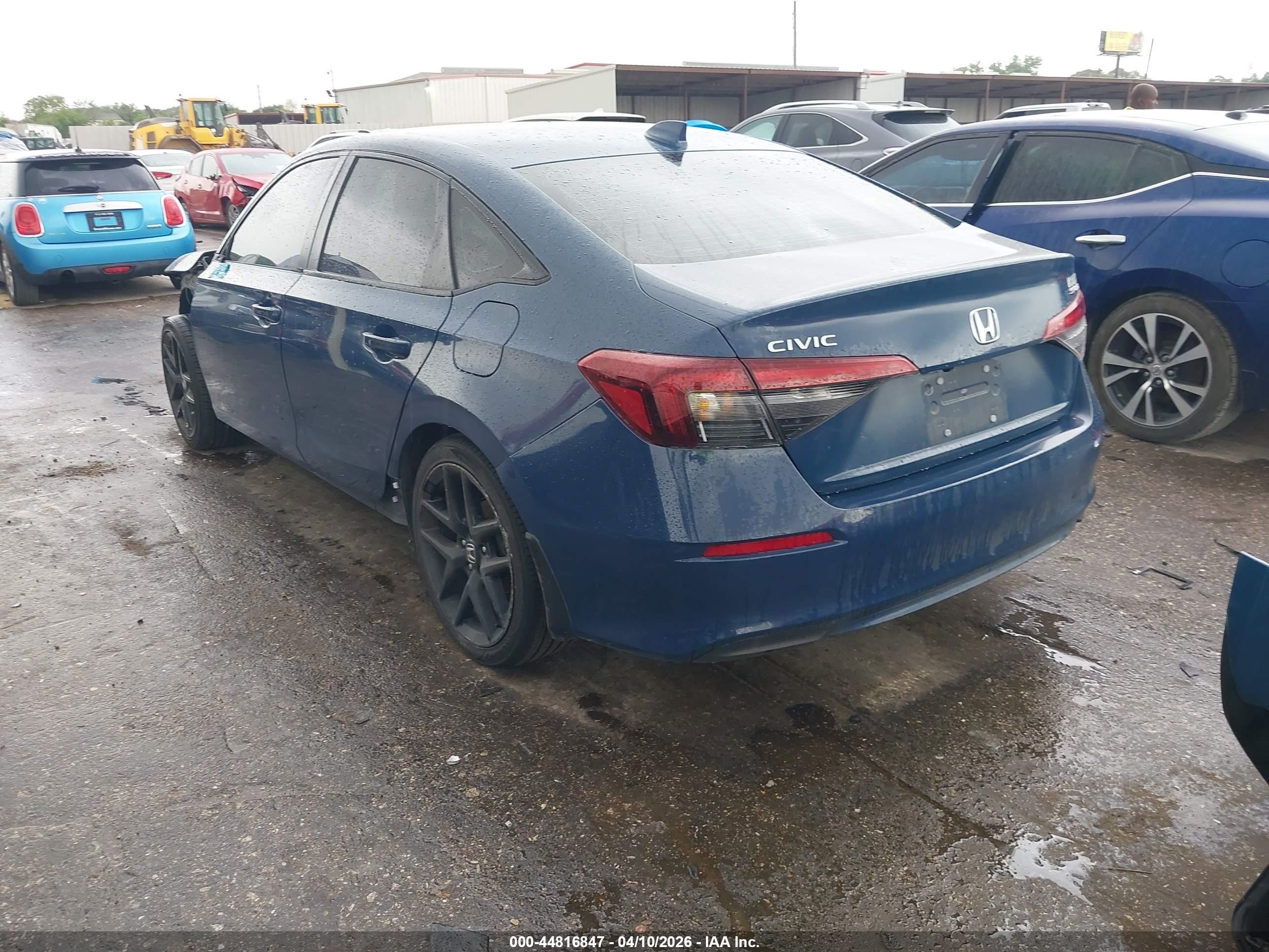 2025 Honda Civic Sport Синий vin: 2HGFE2F53SH505735