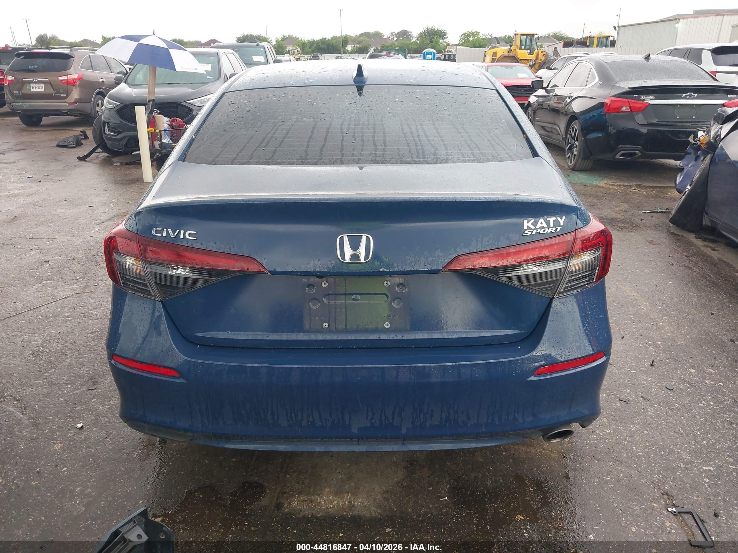 2025 Honda Civic Sport Синий vin: 2HGFE2F53SH505735