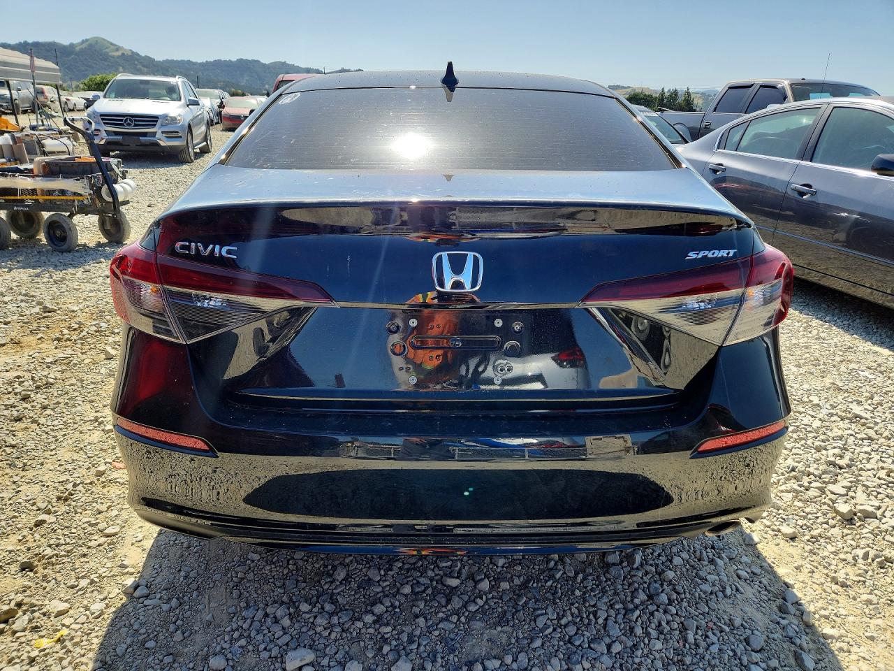2025 Honda Civic Sport Черный vin: 2HGFE2F53SH597106
