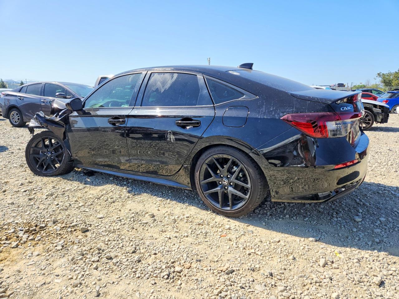 2025 Honda Civic Sport Черный vin: 2HGFE2F53SH597106