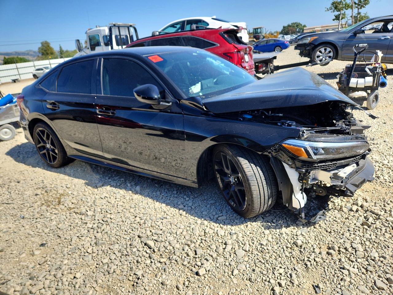 2025 Honda Civic Sport Черный vin: 2HGFE2F53SH597106
