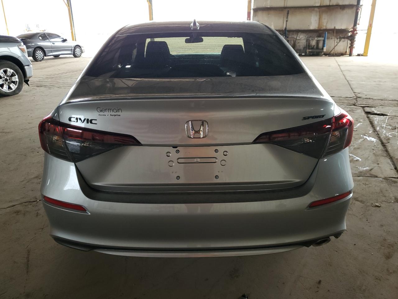 2026 Honda Civic Sport Silver vin: 2HGFE2F53TH520446