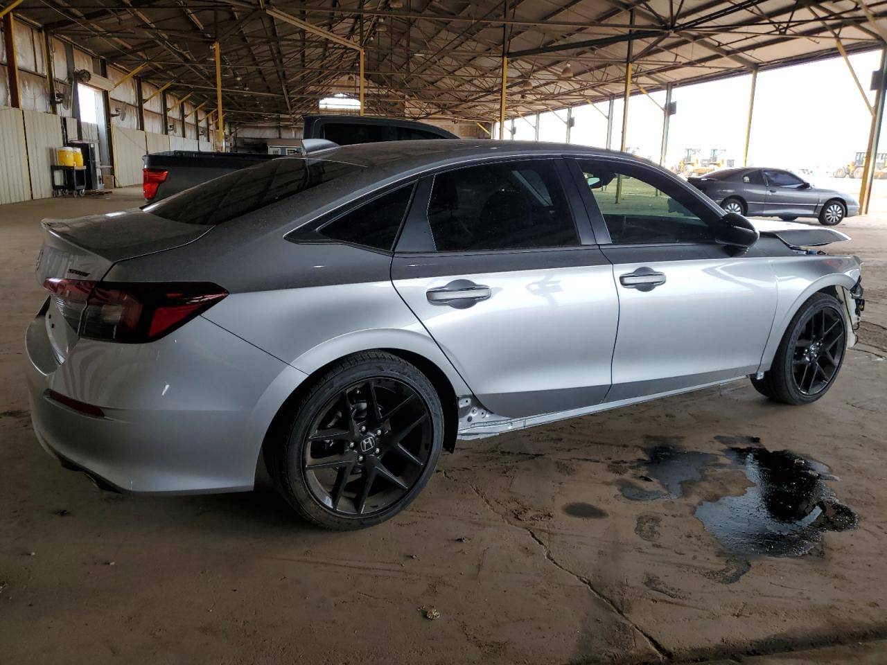 2026 Honda Civic Sport Silver vin: 2HGFE2F53TH520446