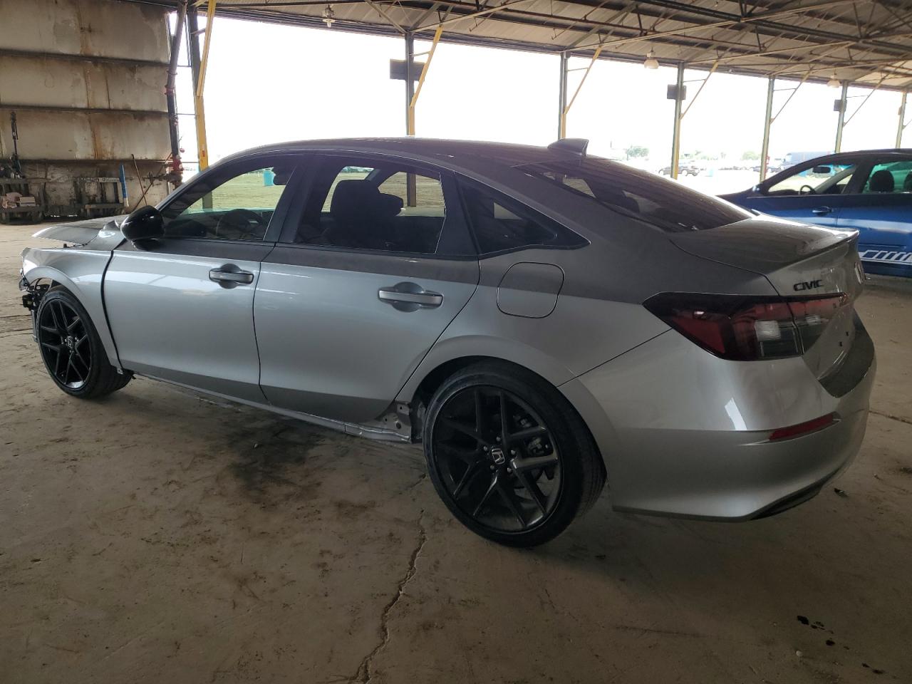 2026 Honda Civic Sport Silver vin: 2HGFE2F53TH520446