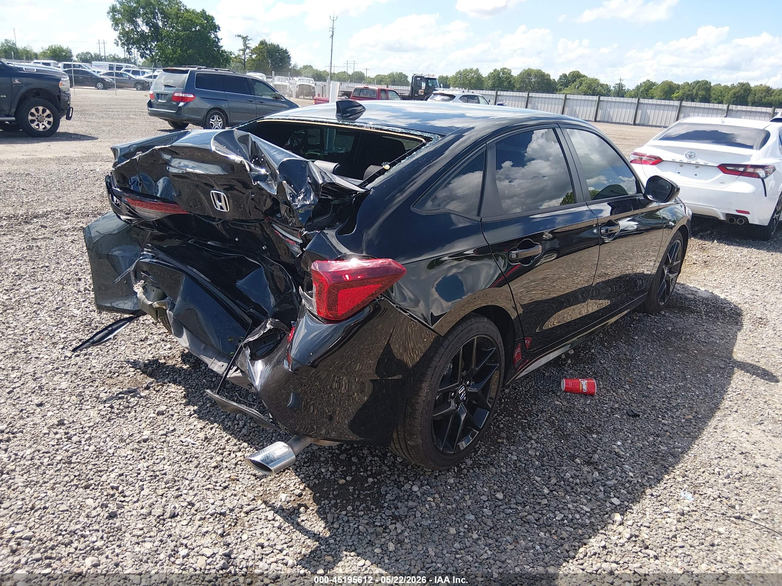 2026 Honda Civic Sport Черный vin: 2HGFE2F53TH551972