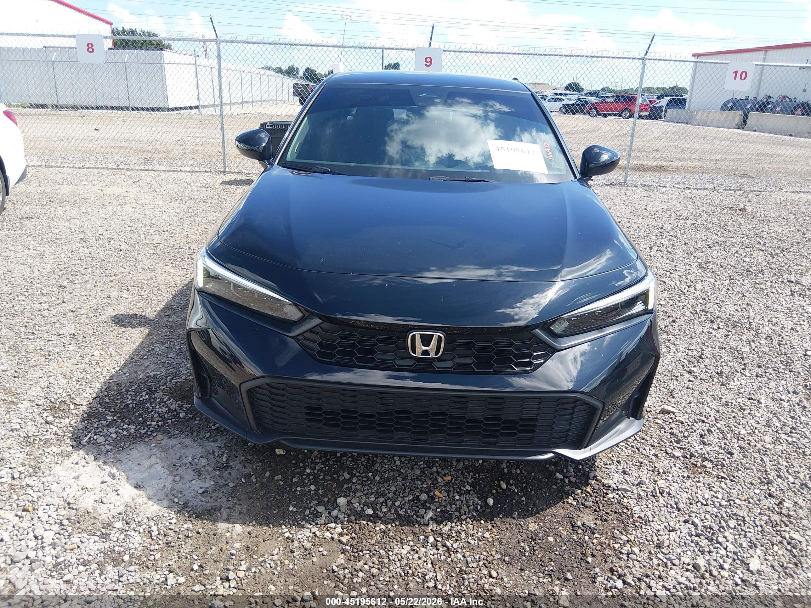 2026 Honda Civic Sport Черный vin: 2HGFE2F53TH551972