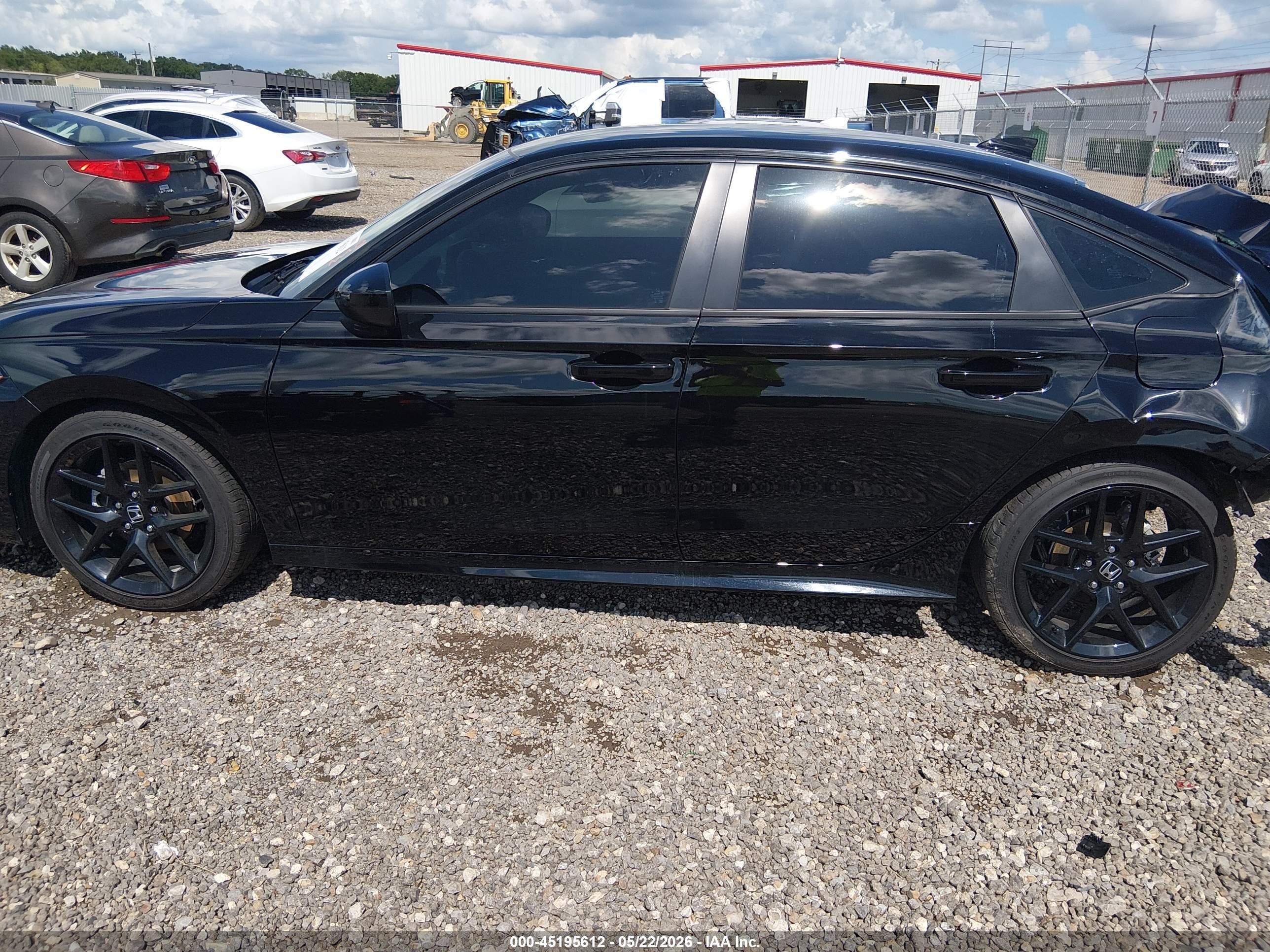 2026 Honda Civic Sport Черный vin: 2HGFE2F53TH551972