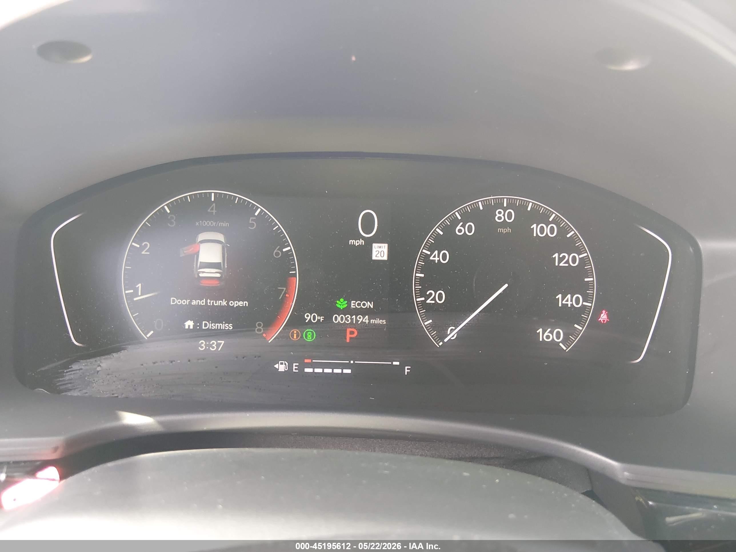 2026 Honda Civic Sport Черный vin: 2HGFE2F53TH551972