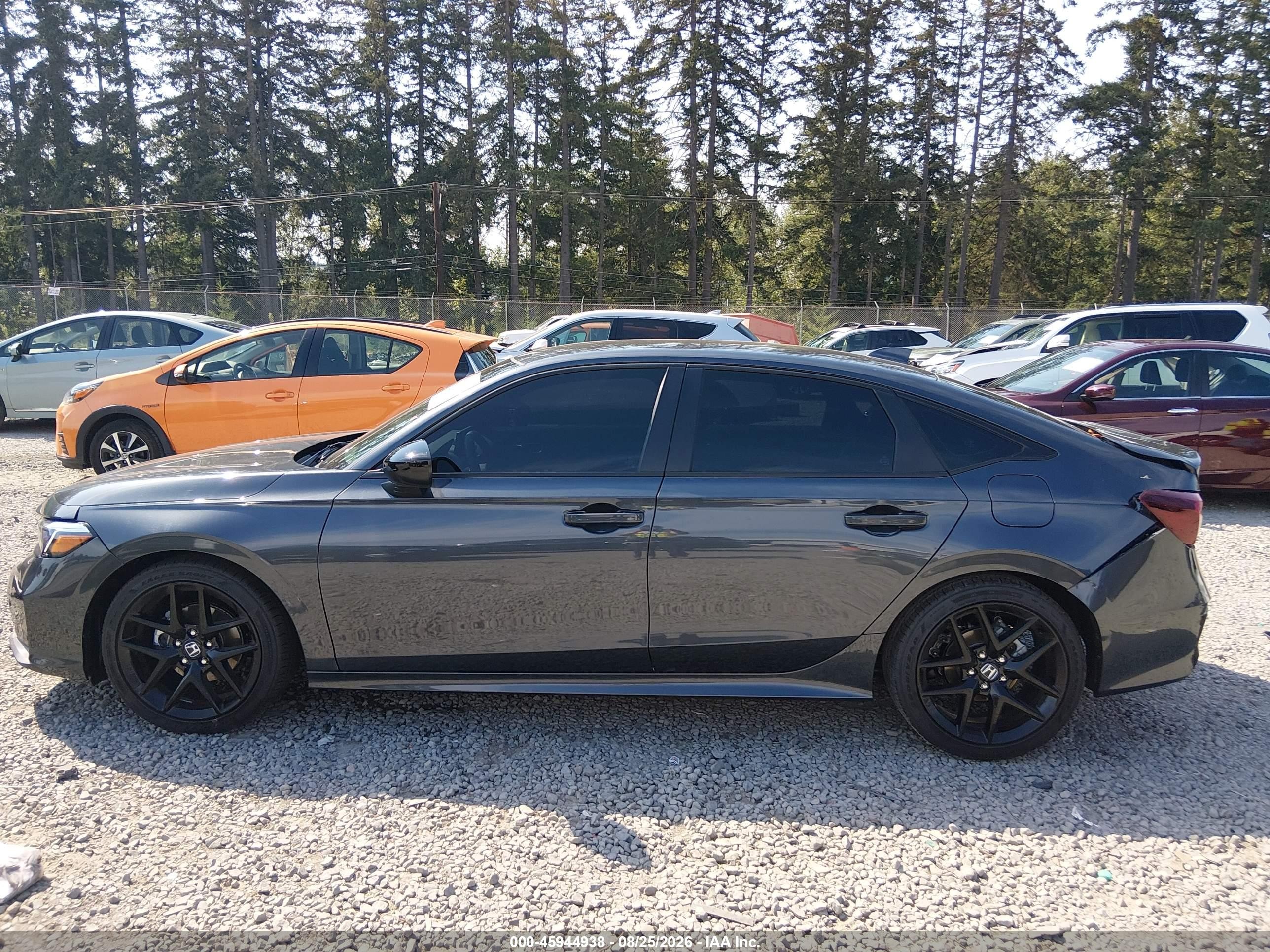 2026 Honda Civic Sport Black vin: 2HGFE2F53TH562244