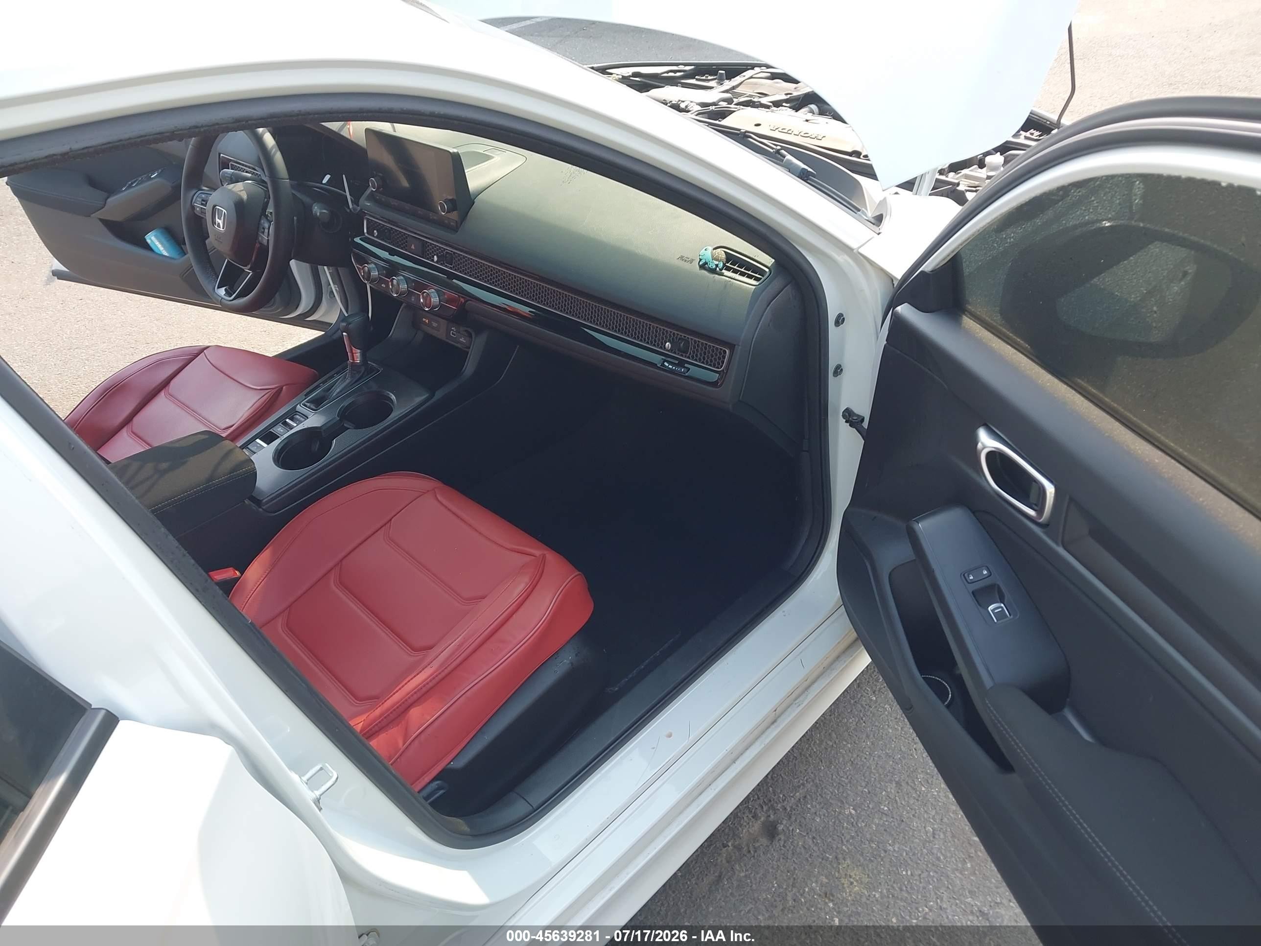 2023 Honda Civic Sport White vin: 2HGFE2F54PH560976