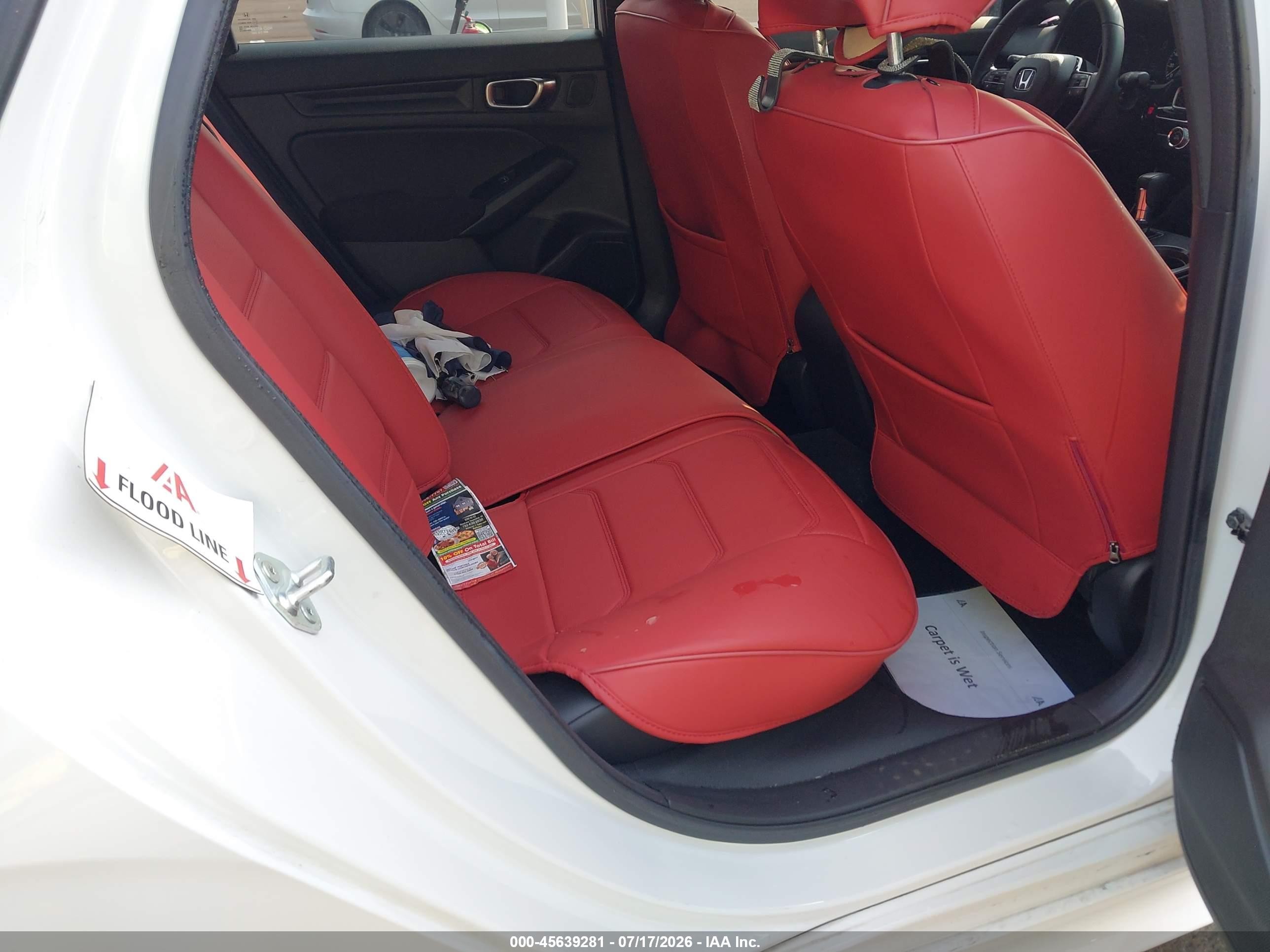 2023 Honda Civic Sport White vin: 2HGFE2F54PH560976