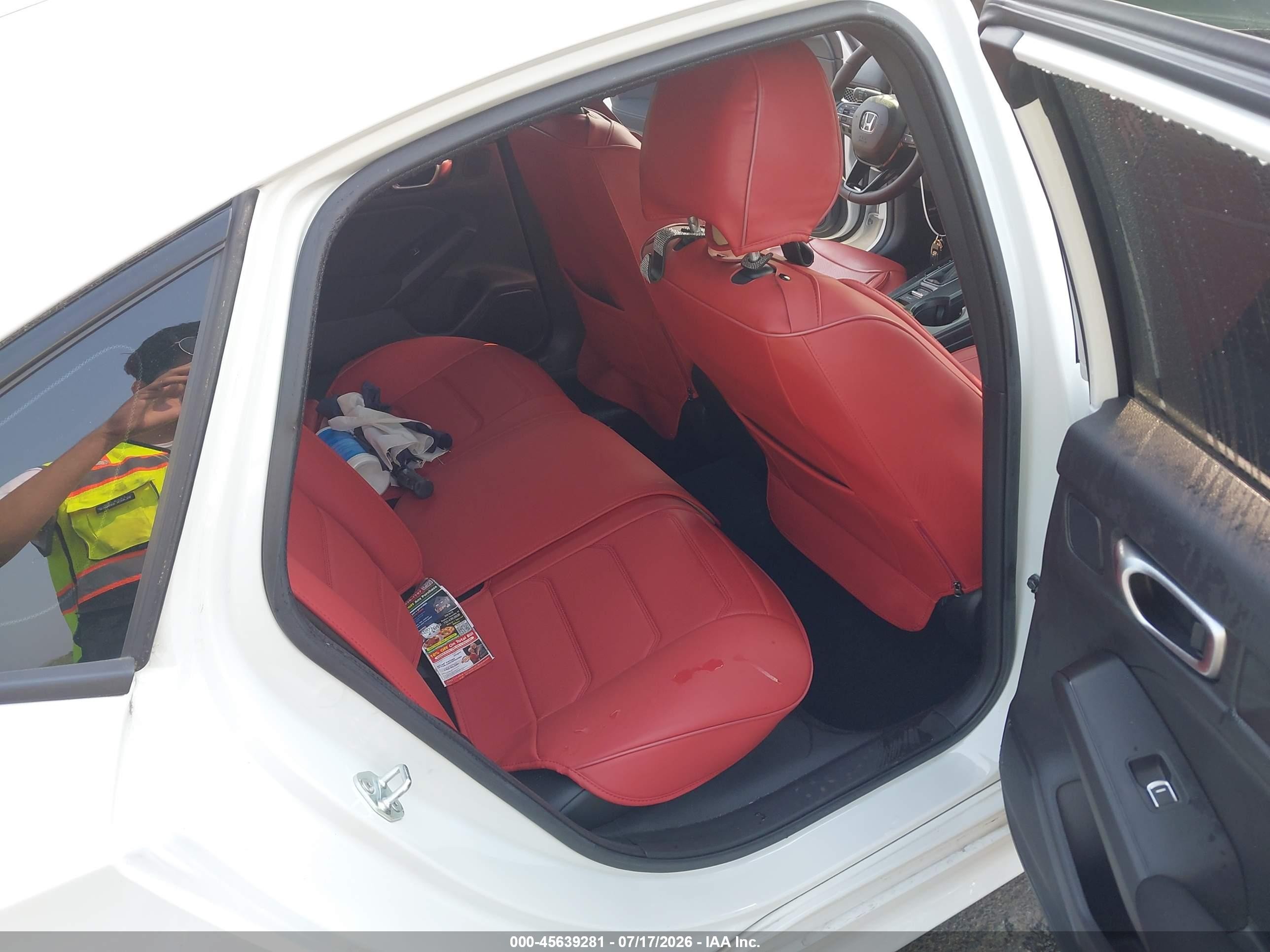 2023 Honda Civic Sport White vin: 2HGFE2F54PH560976