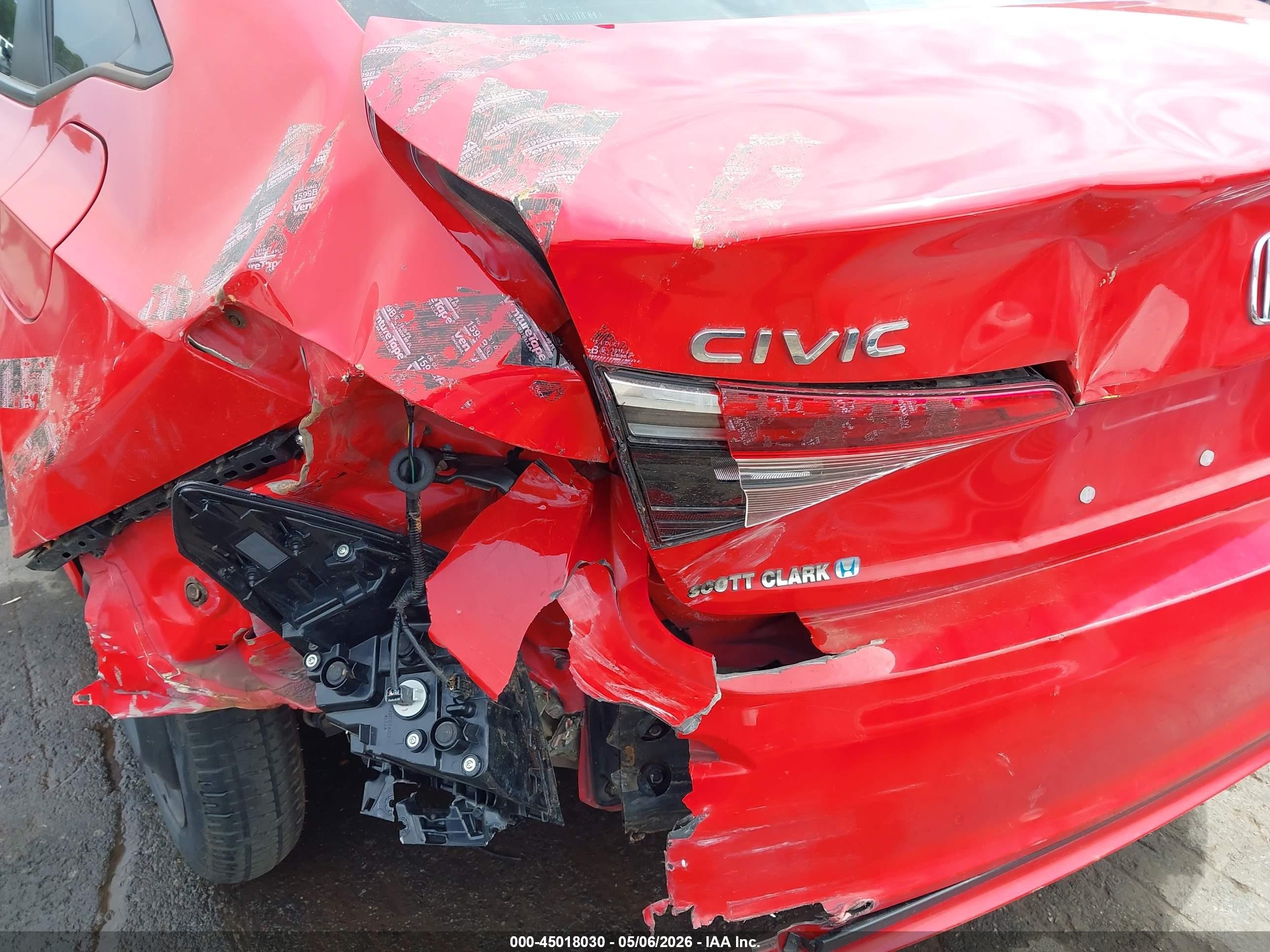 2024 Honda Civic Sport Red vin: 2HGFE2F54RH593852