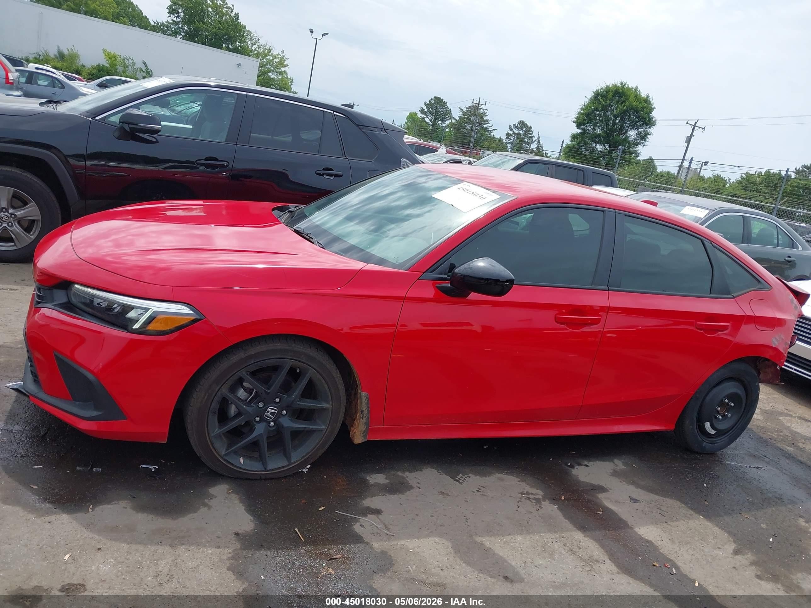 2024 Honda Civic Sport Red vin: 2HGFE2F54RH593852