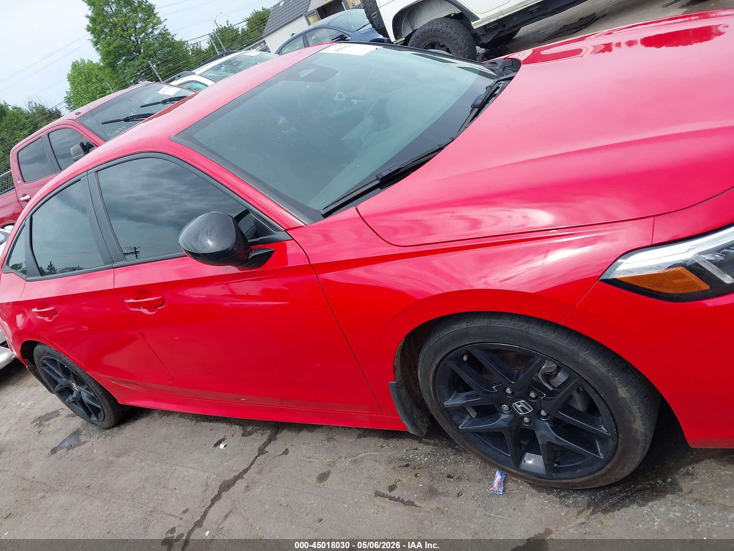 2024 Honda Civic Sport Red vin: 2HGFE2F54RH593852