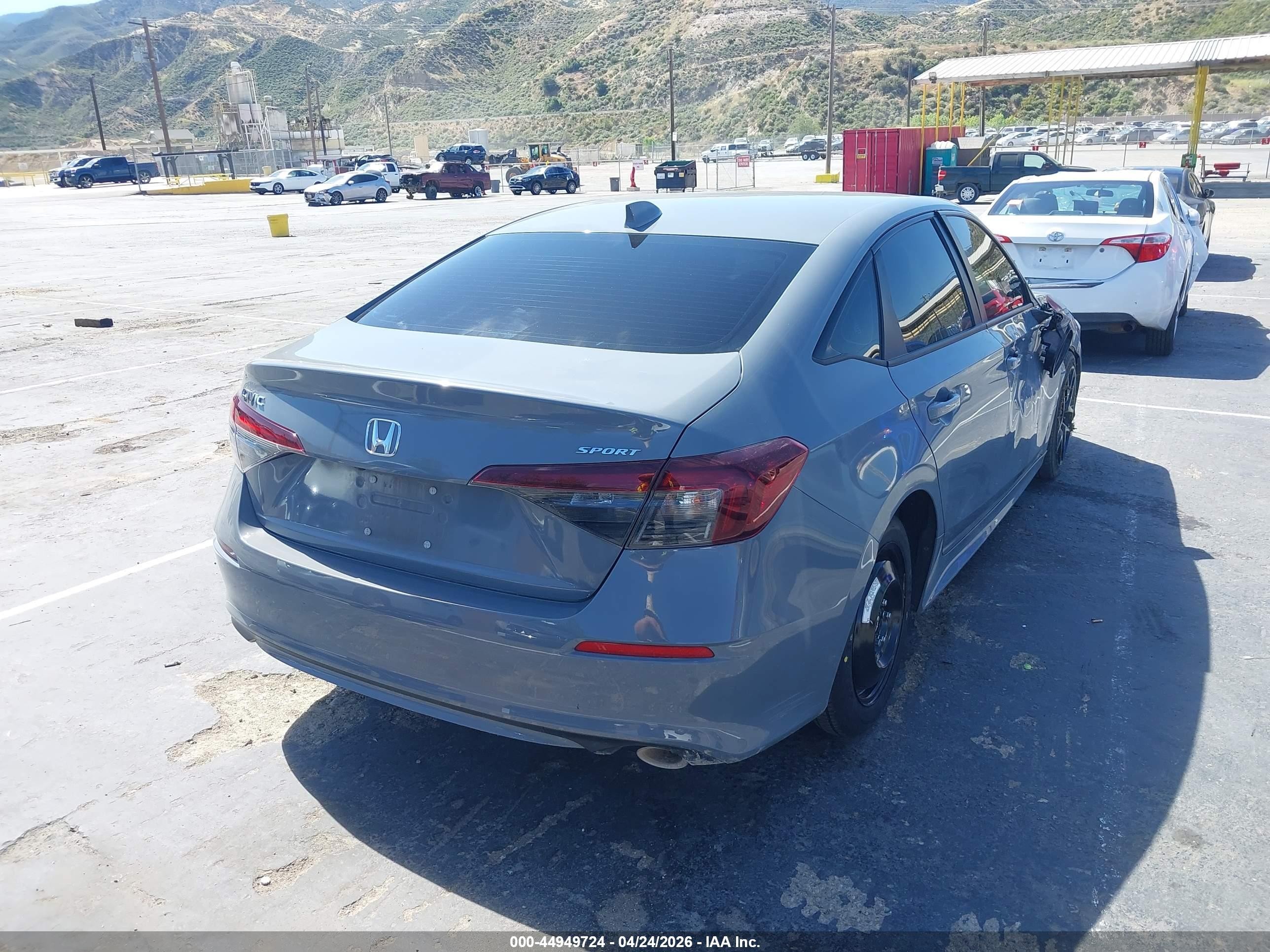 2025 Honda Civic Sport Серый vin: 2HGFE2F54SH536511