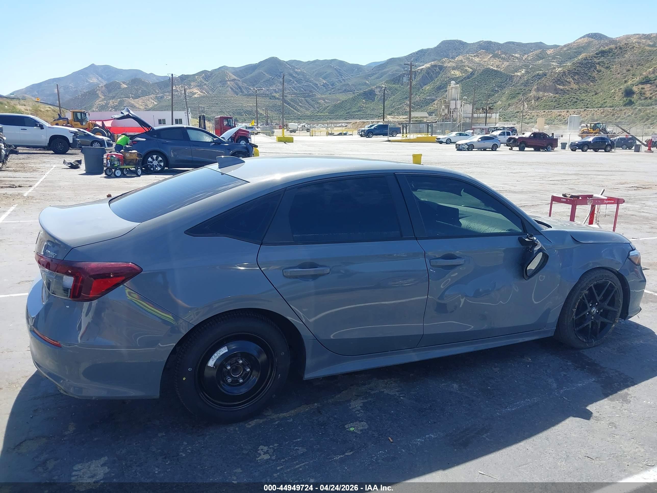 2025 Honda Civic Sport Серый vin: 2HGFE2F54SH536511