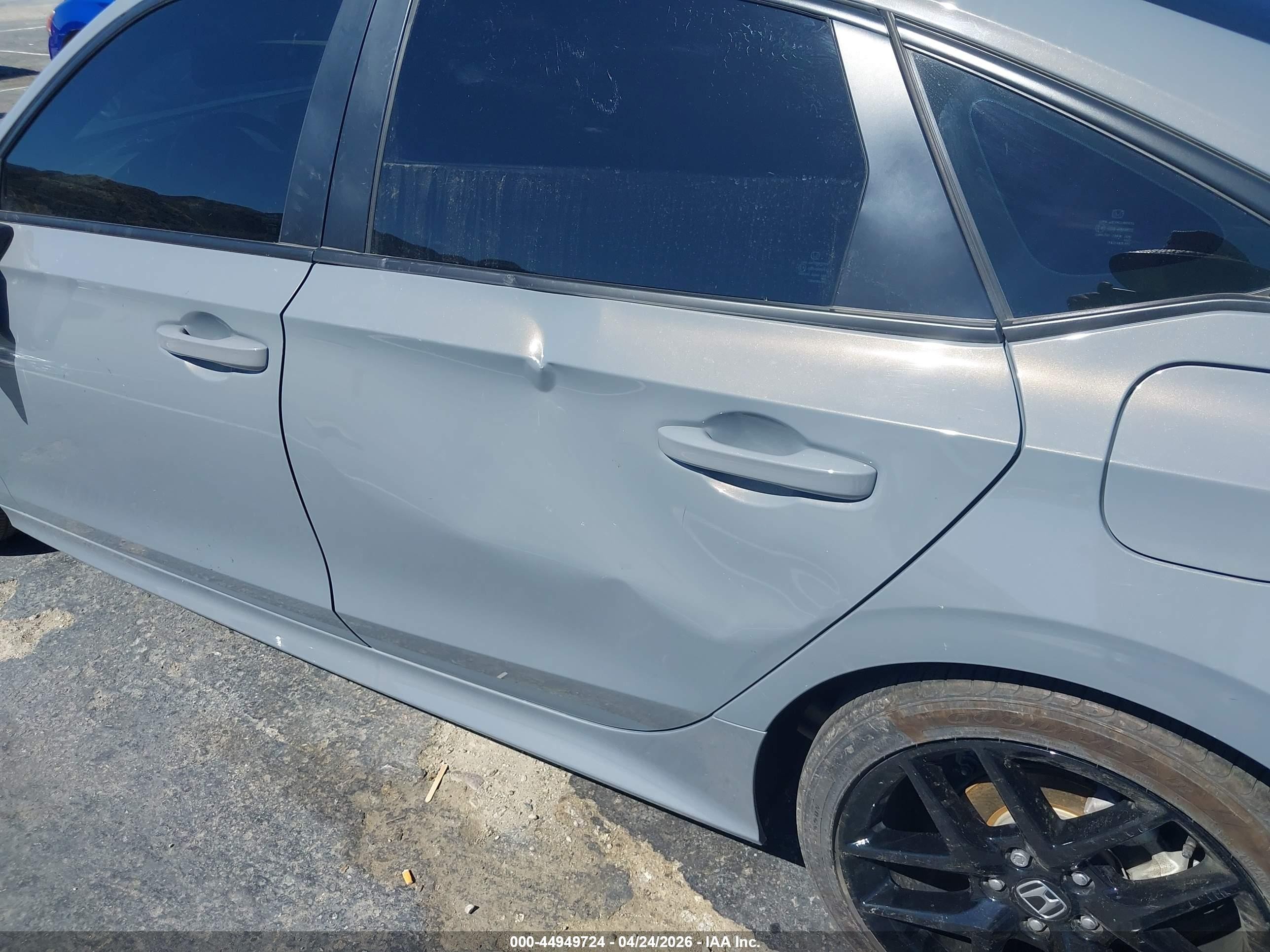 2025 Honda Civic Sport Серый vin: 2HGFE2F54SH536511
