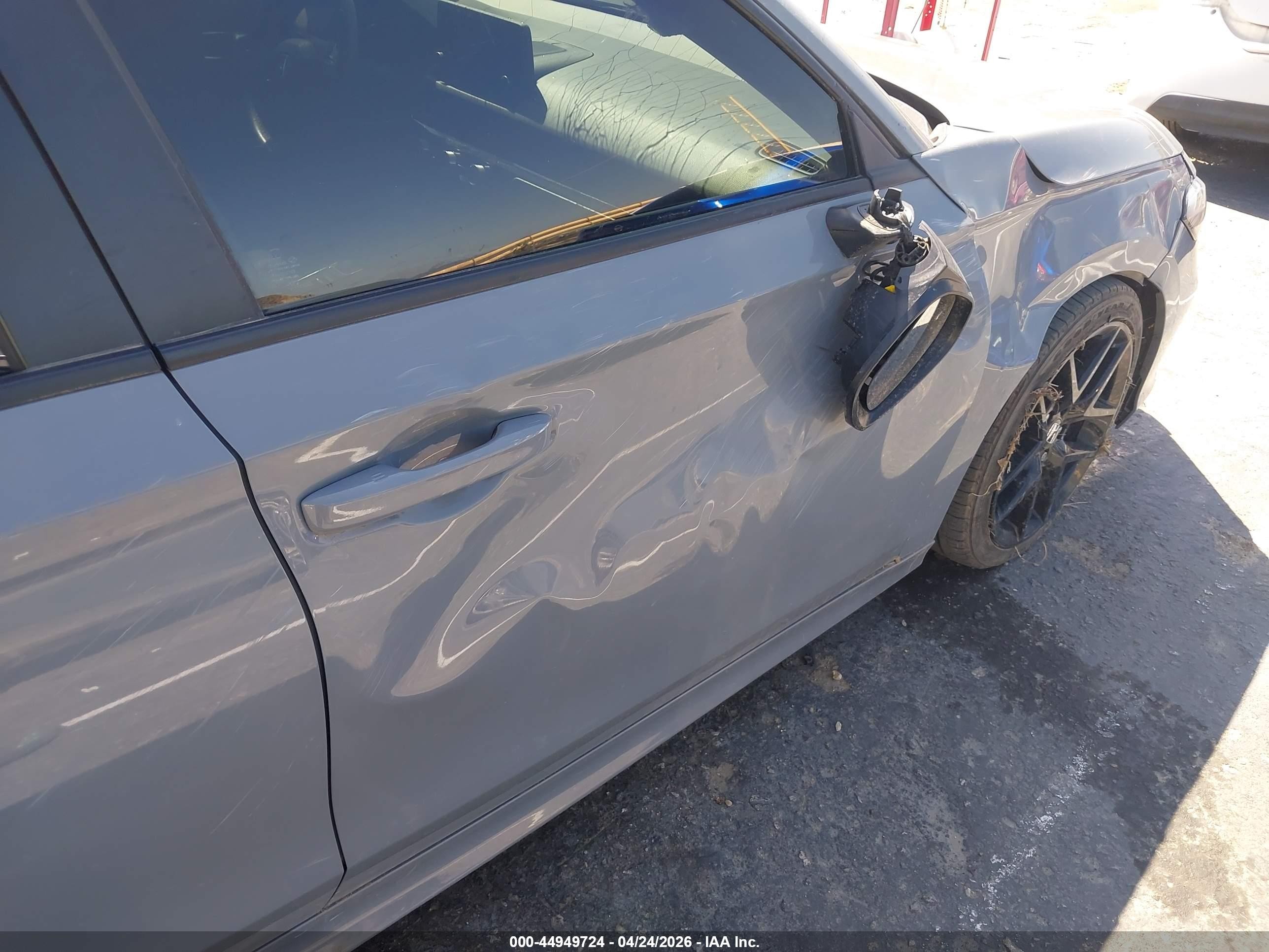 2025 Honda Civic Sport Серый vin: 2HGFE2F54SH536511