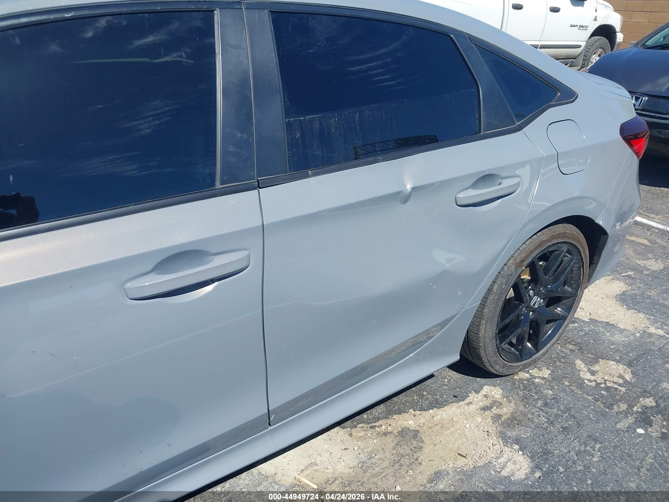 2025 Honda Civic Sport Серый vin: 2HGFE2F54SH536511