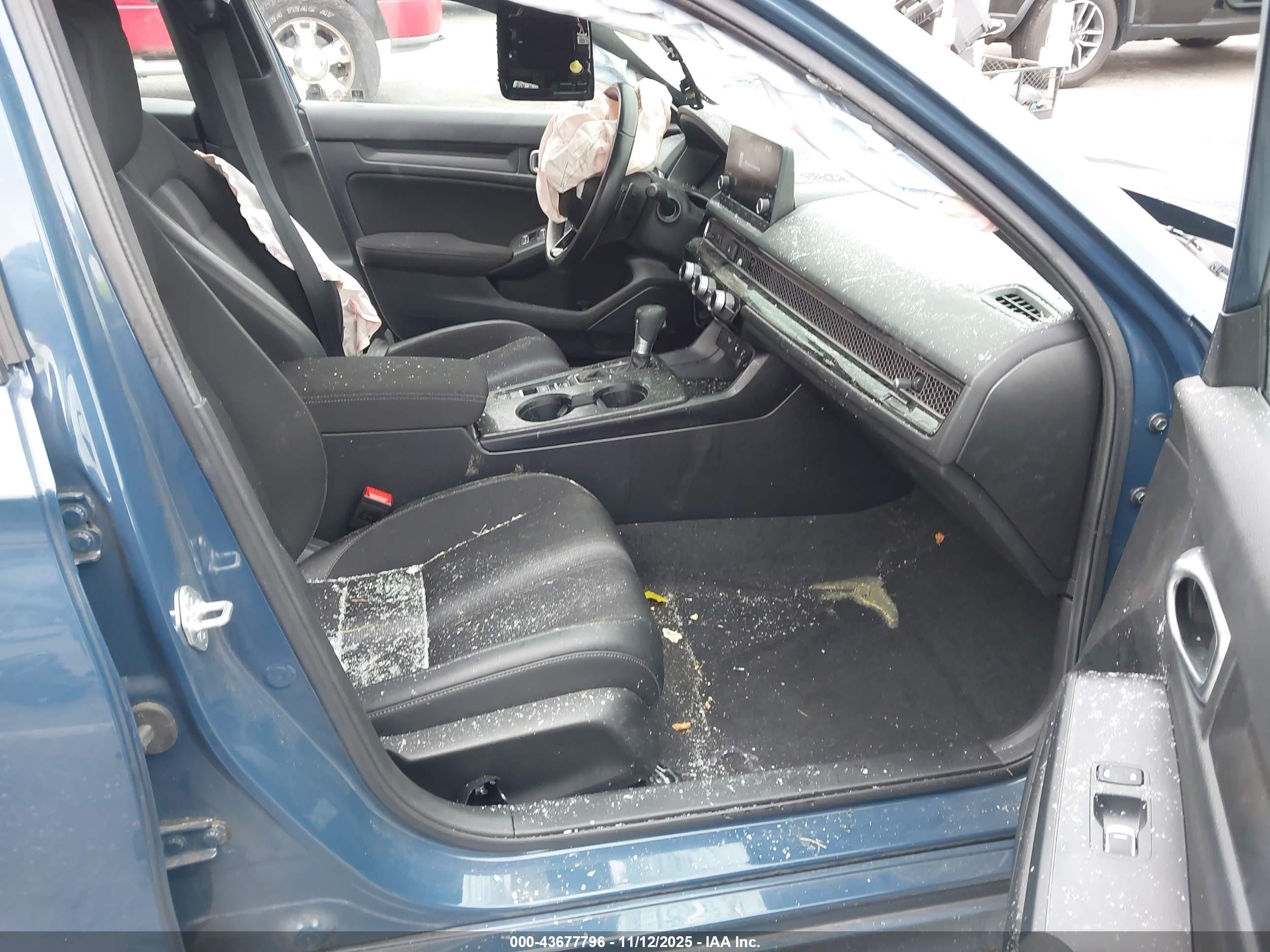 2025 Honda Civic Sport Синий vin: 2HGFE2F54SH553907