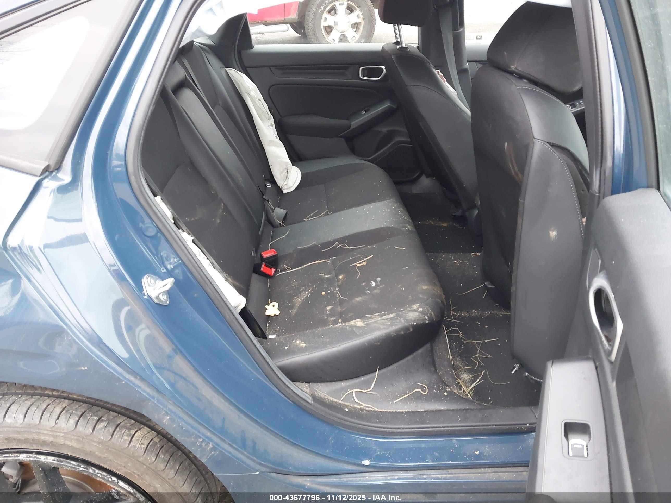 2025 Honda Civic Sport Синий vin: 2HGFE2F54SH553907
