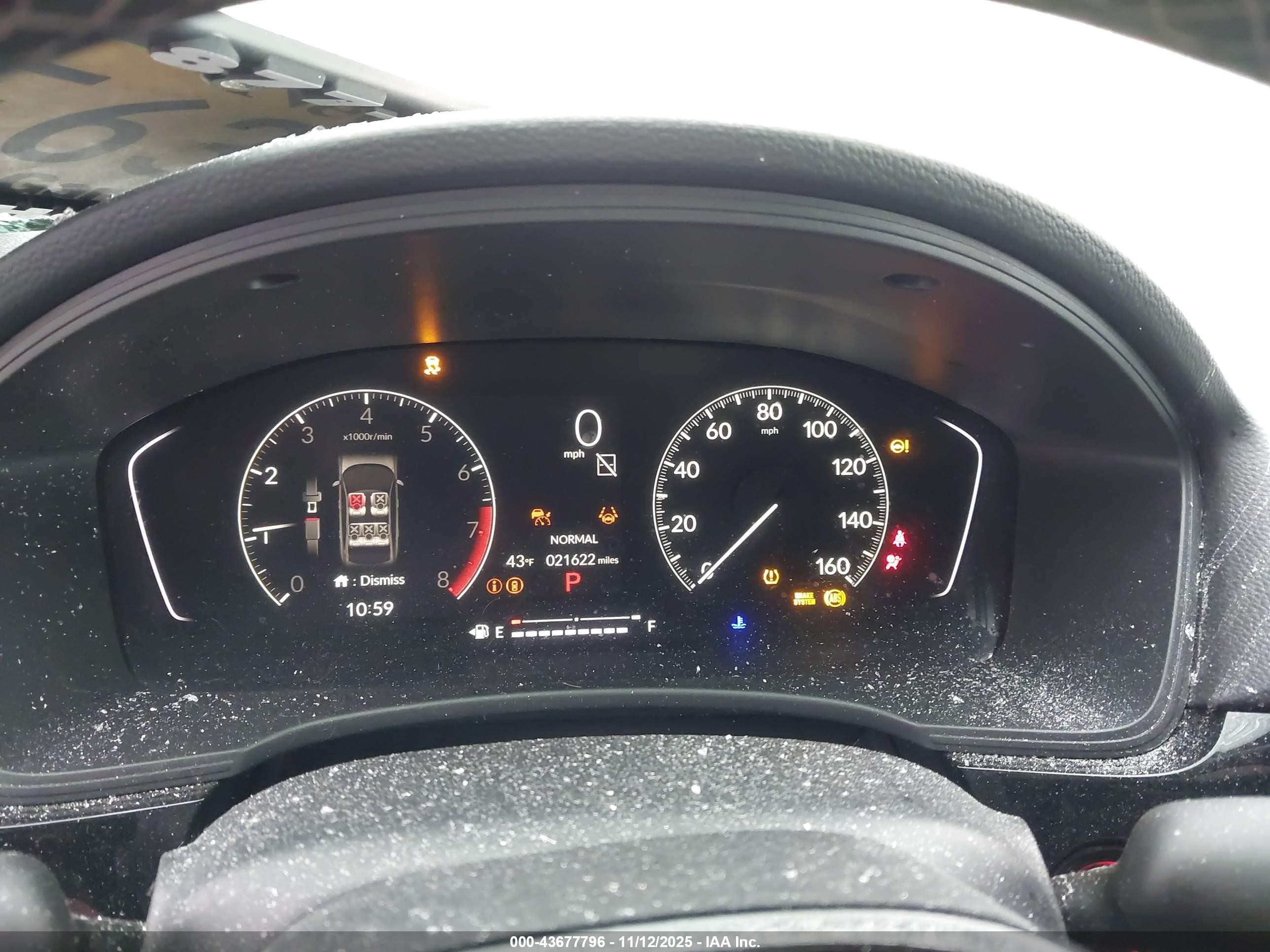 2025 Honda Civic Sport Синий vin: 2HGFE2F54SH553907