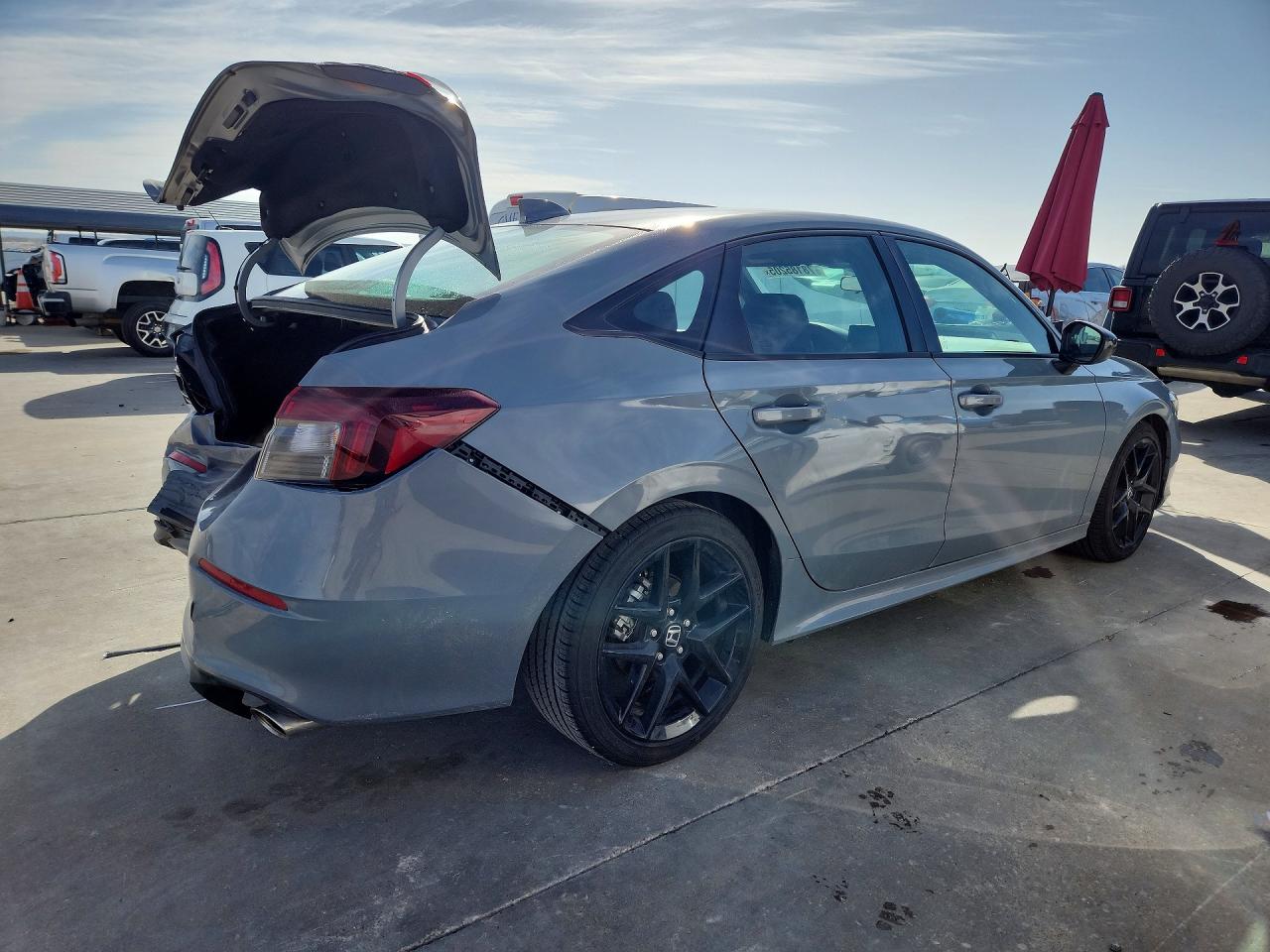 2025 Honda Civic Sport Серый vin: 2HGFE2F54SH602166