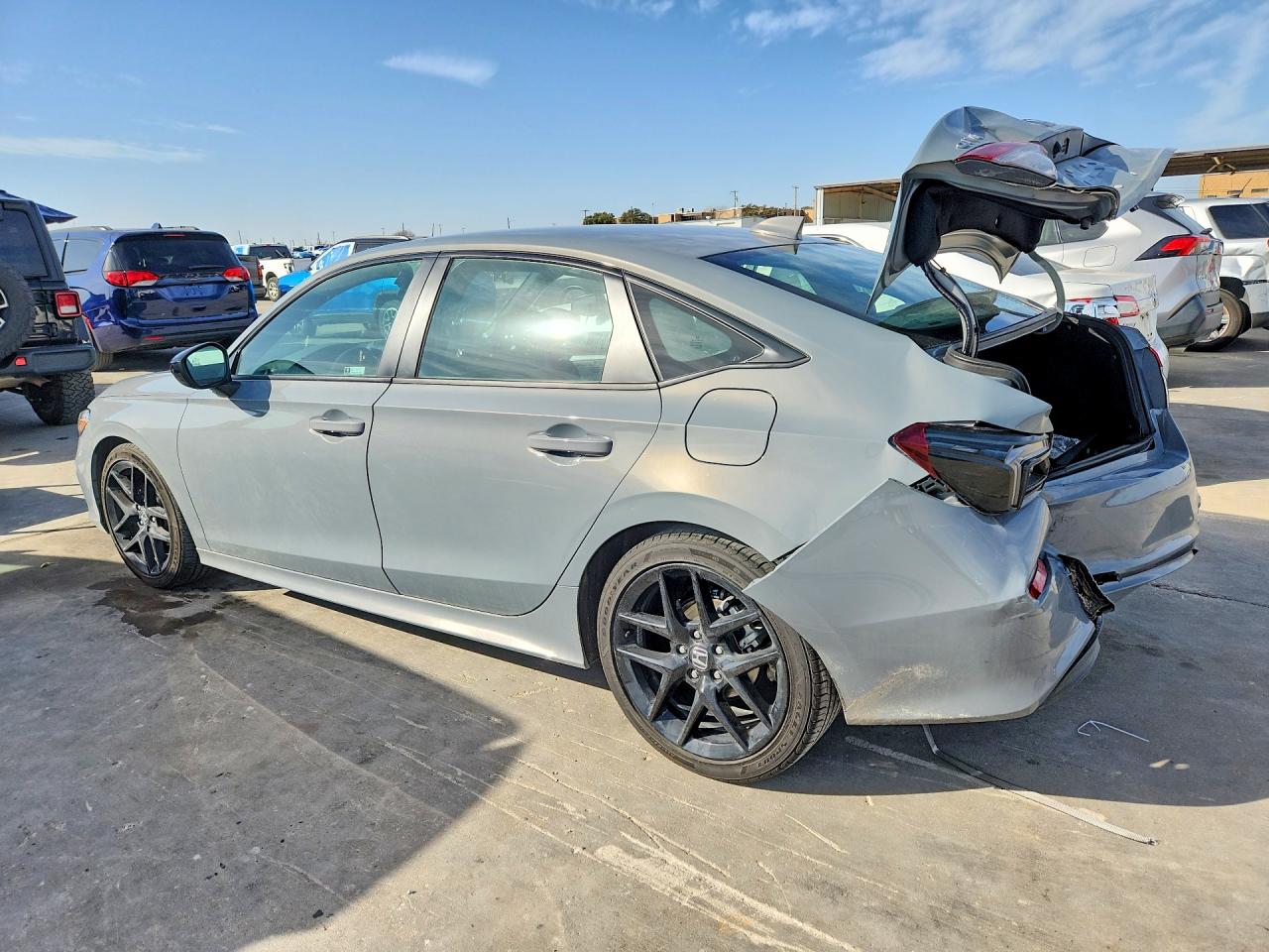 2025 Honda Civic Sport Серый vin: 2HGFE2F54SH602166