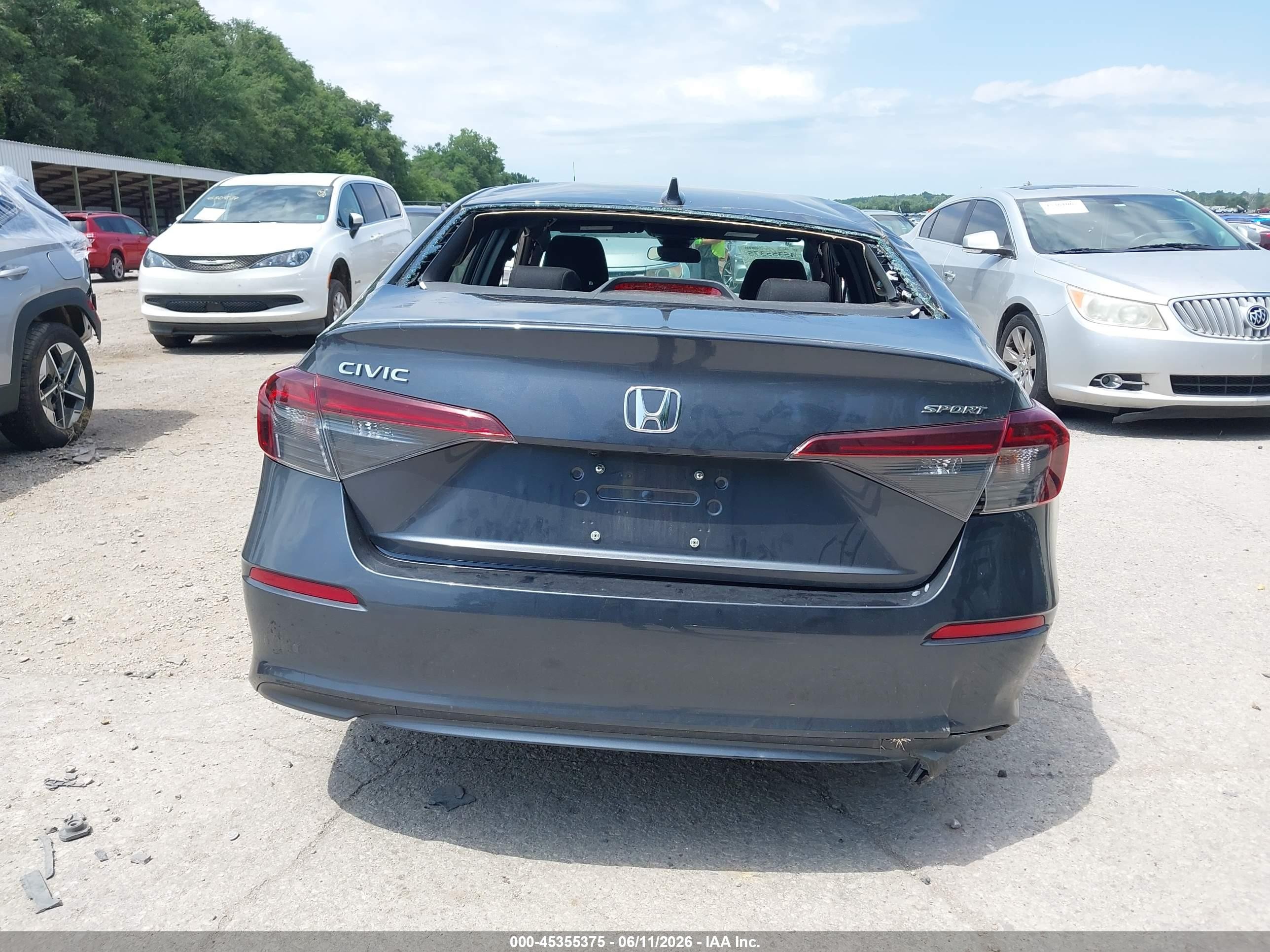 2025 Honda Civic Sport Blue vin: 2HGFE2F54SH603012