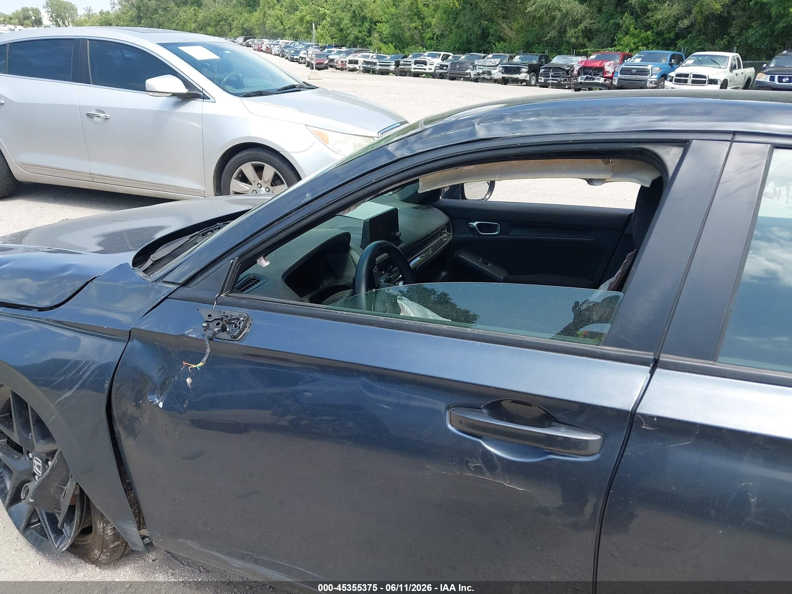 2025 Honda Civic Sport Blue vin: 2HGFE2F54SH603012