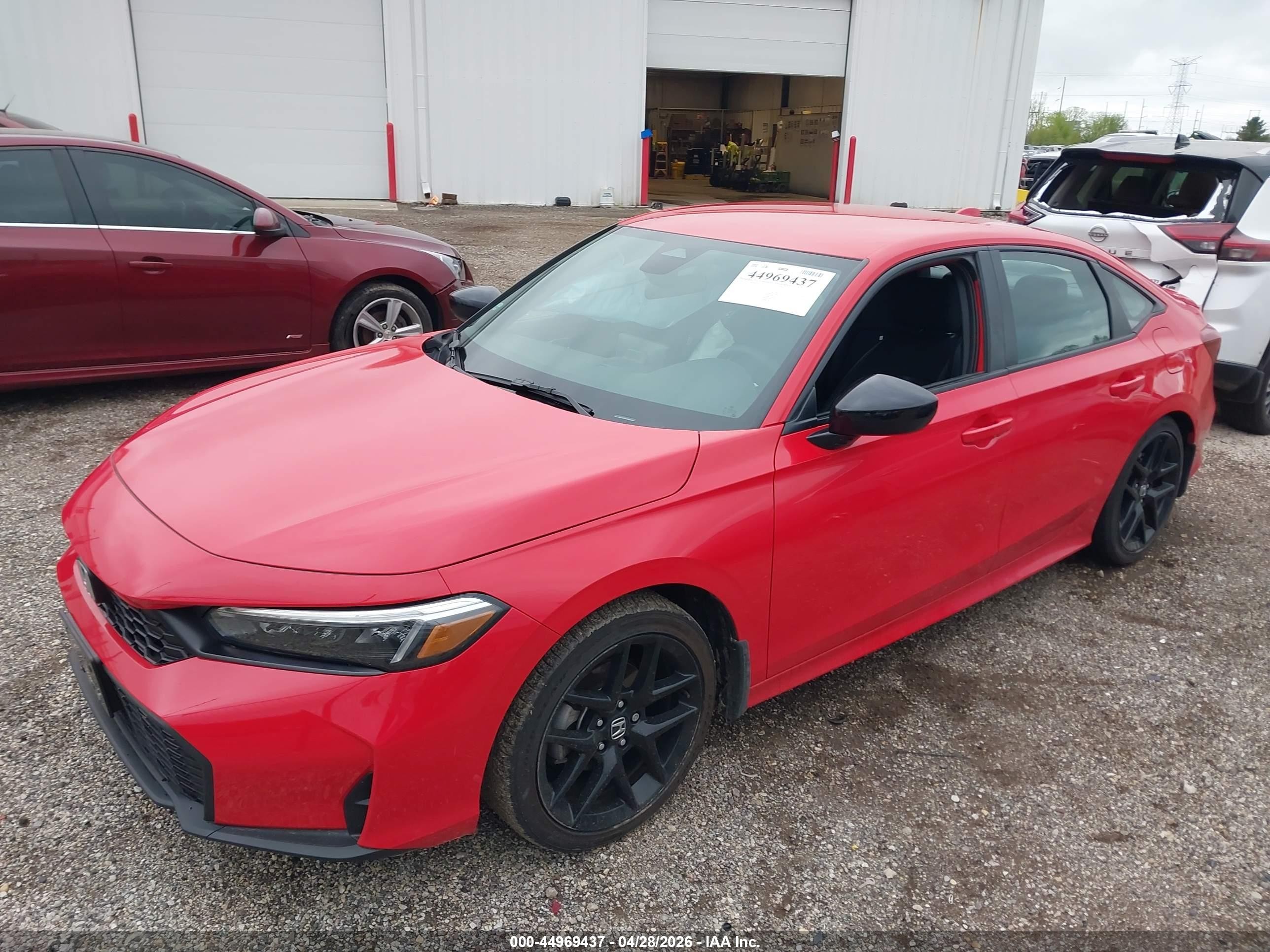 2026 Honda Civic Sport Red vin: 2HGFE2F54TH544223