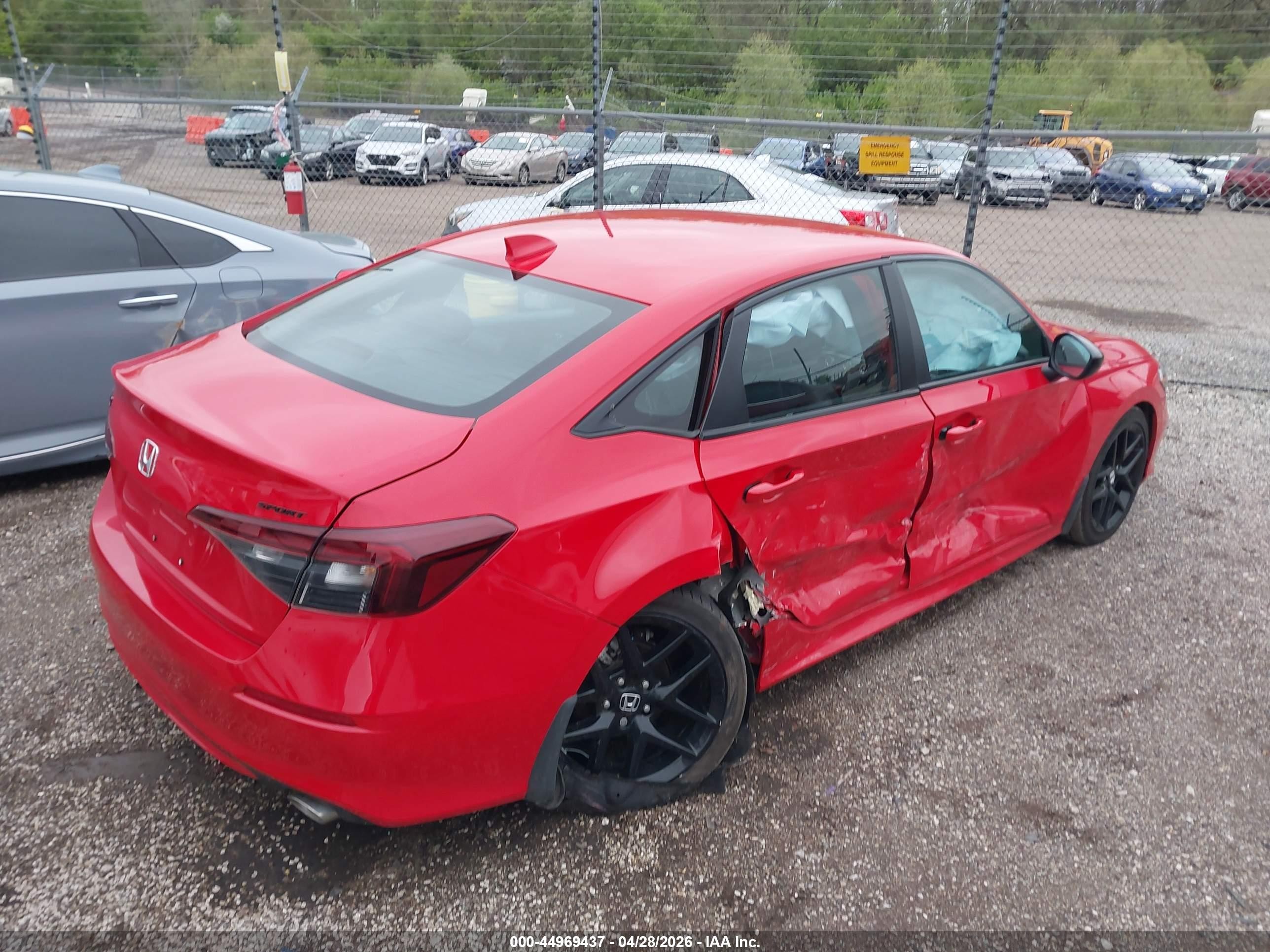 2026 Honda Civic Sport Red vin: 2HGFE2F54TH544223