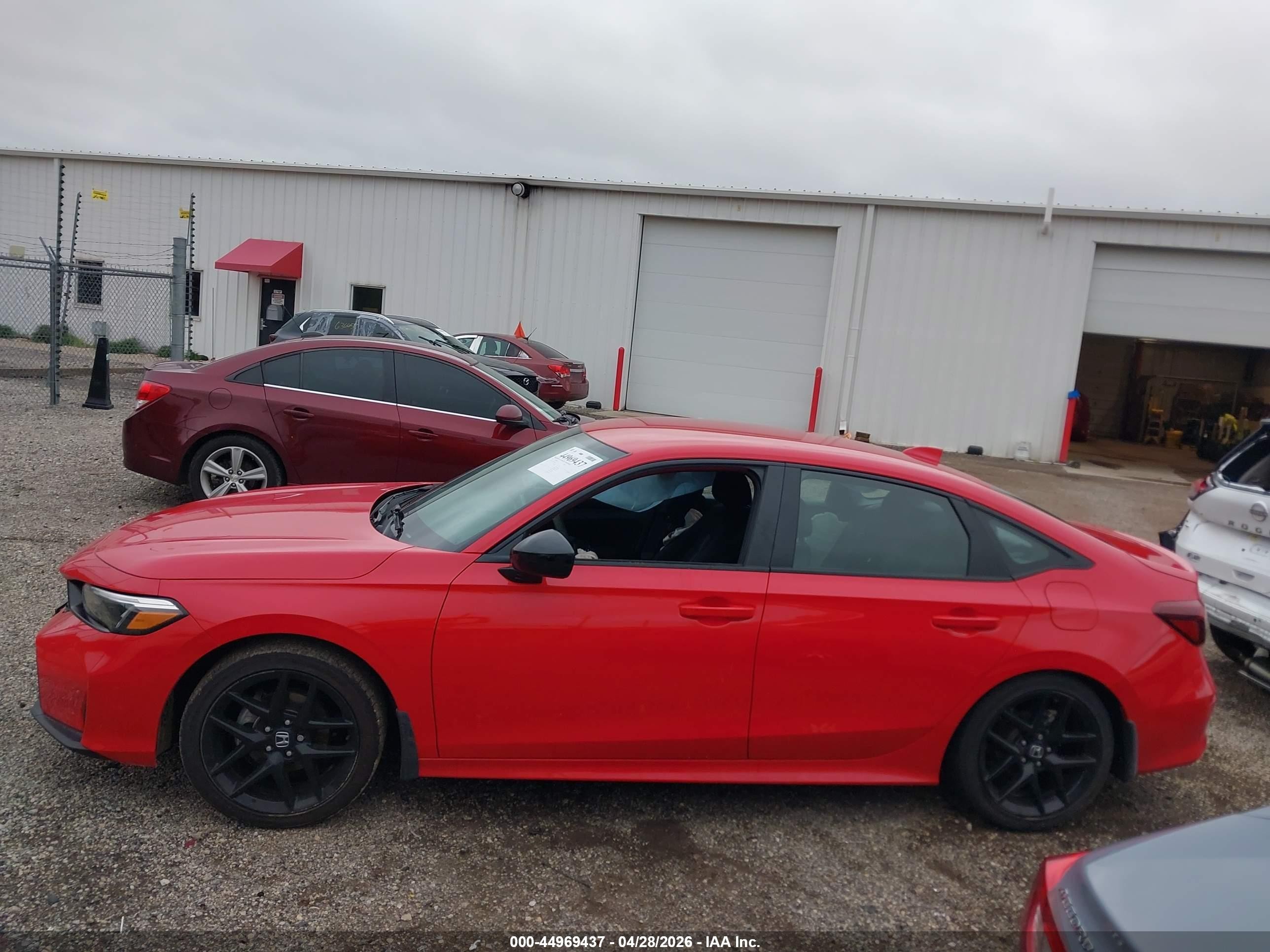 2026 Honda Civic Sport Red vin: 2HGFE2F54TH544223