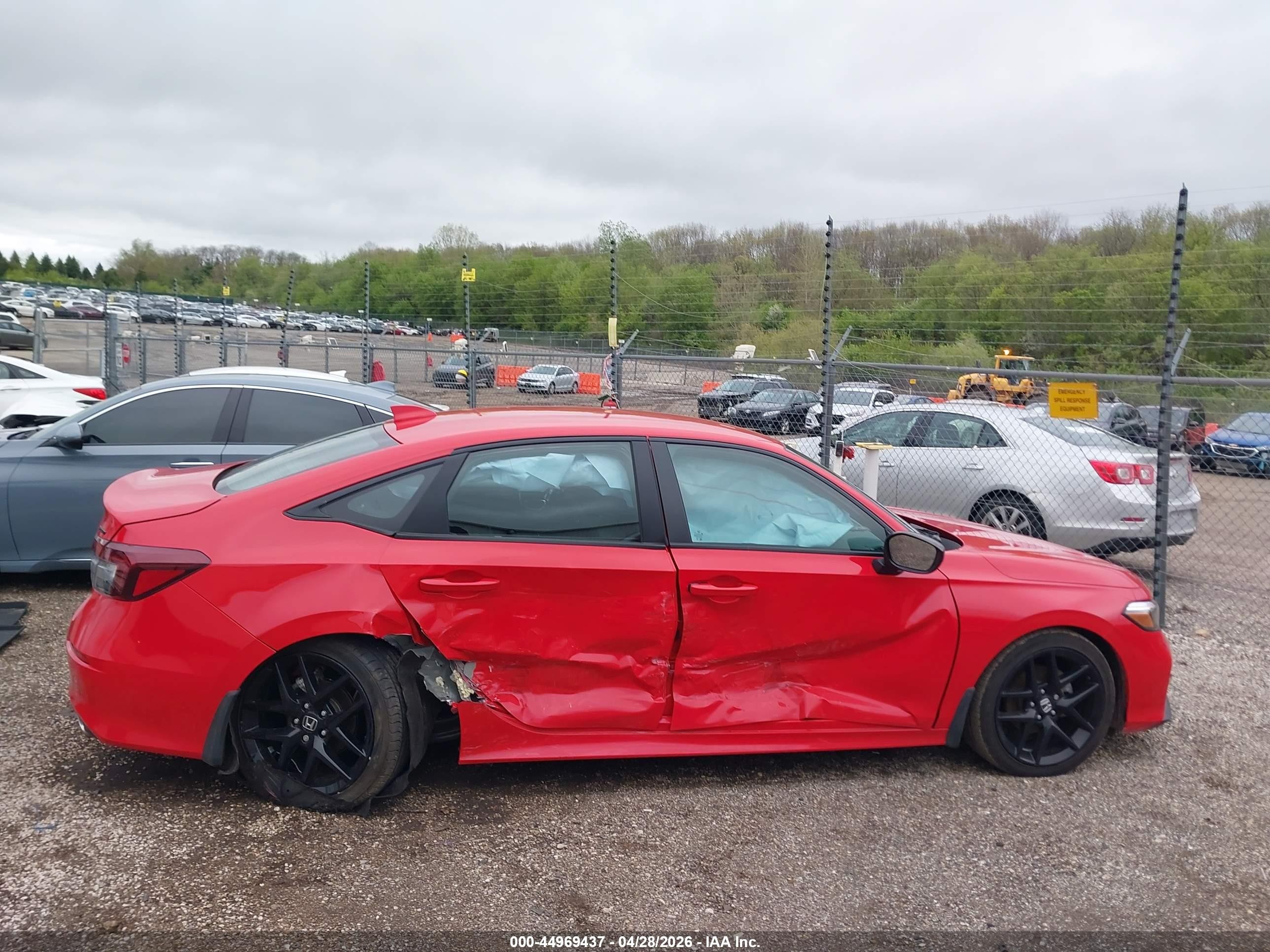 2026 Honda Civic Sport Red vin: 2HGFE2F54TH544223