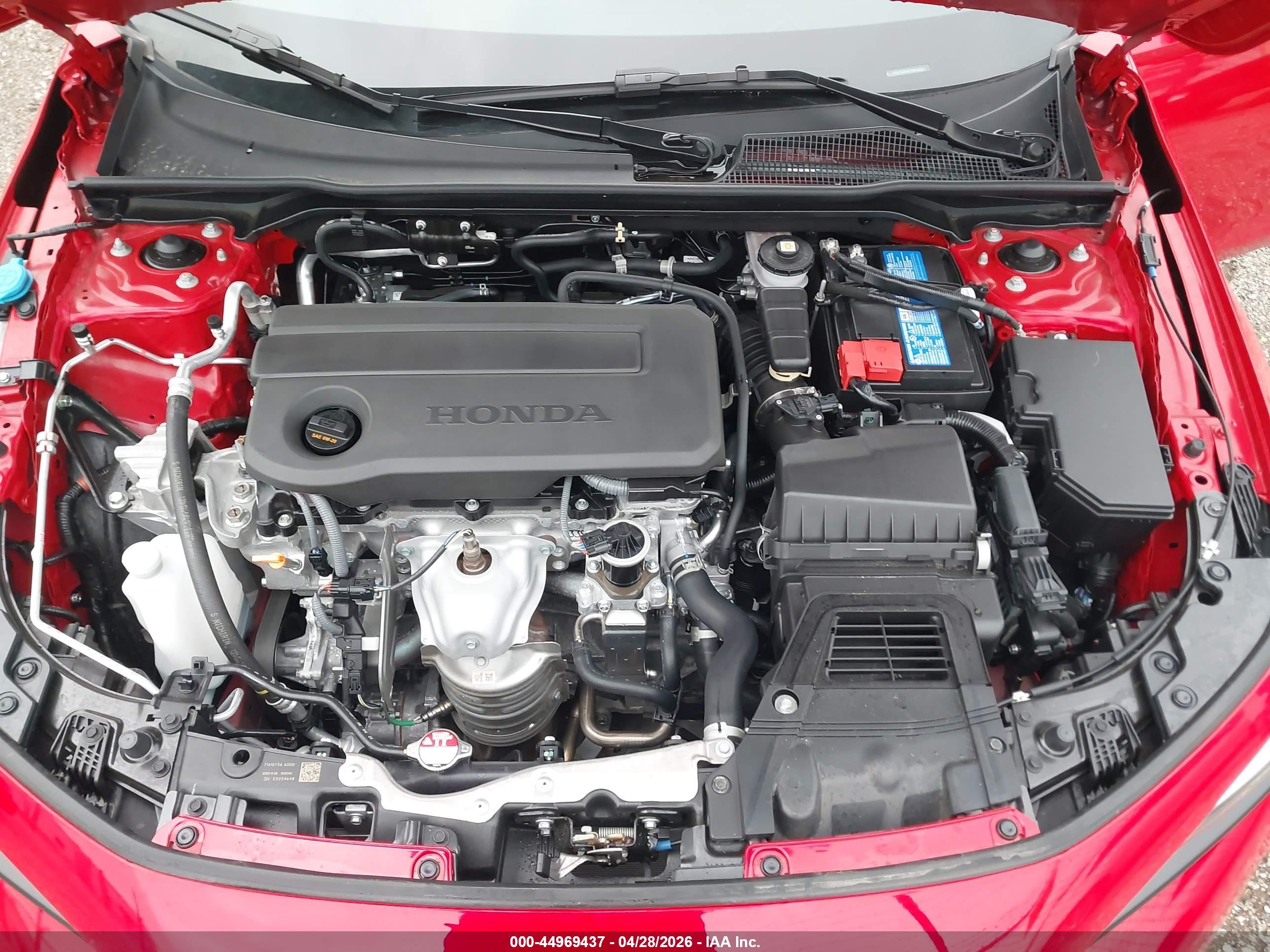 2026 Honda Civic Sport Red vin: 2HGFE2F54TH544223