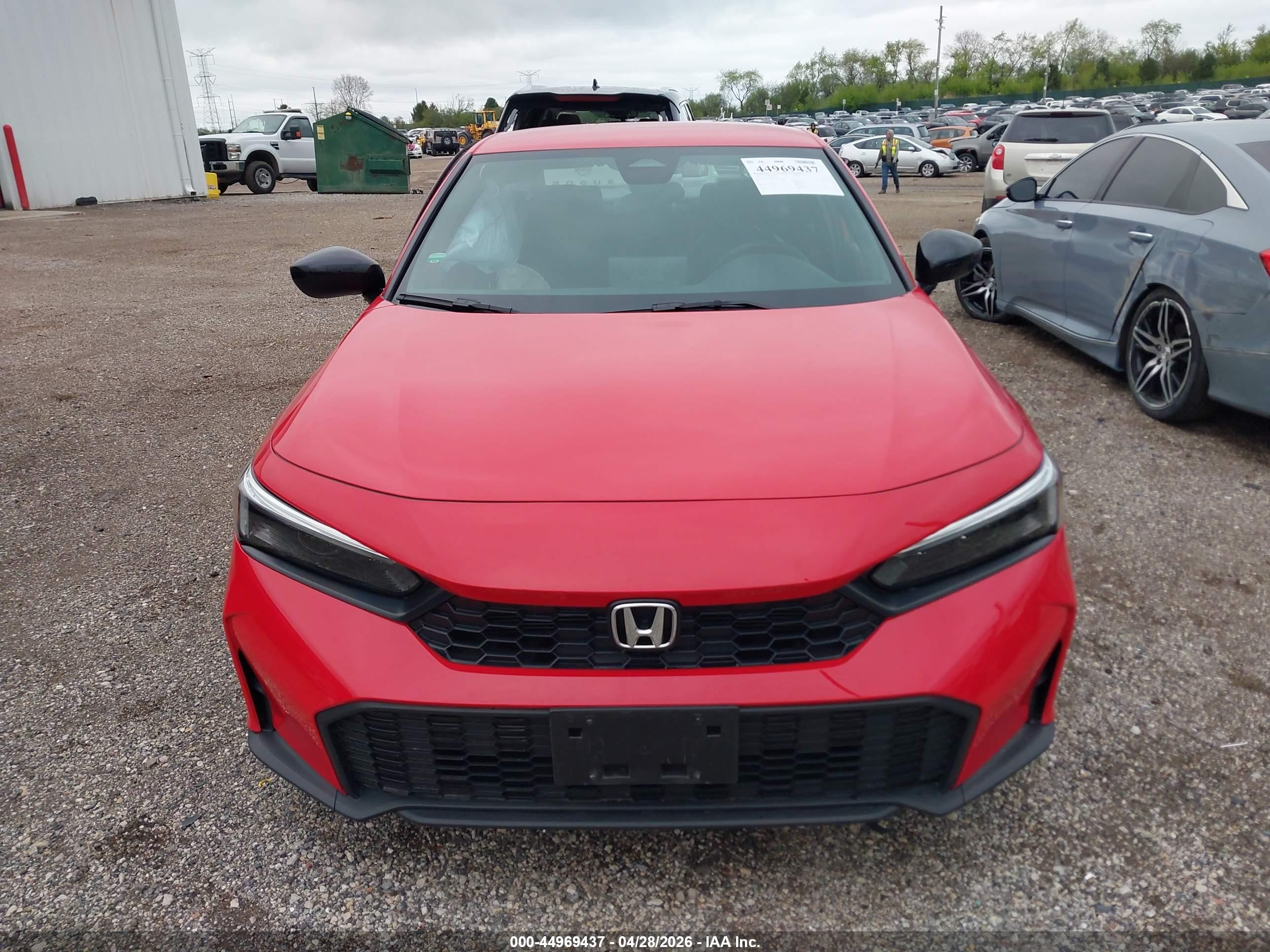 2026 Honda Civic Sport Red vin: 2HGFE2F54TH544223