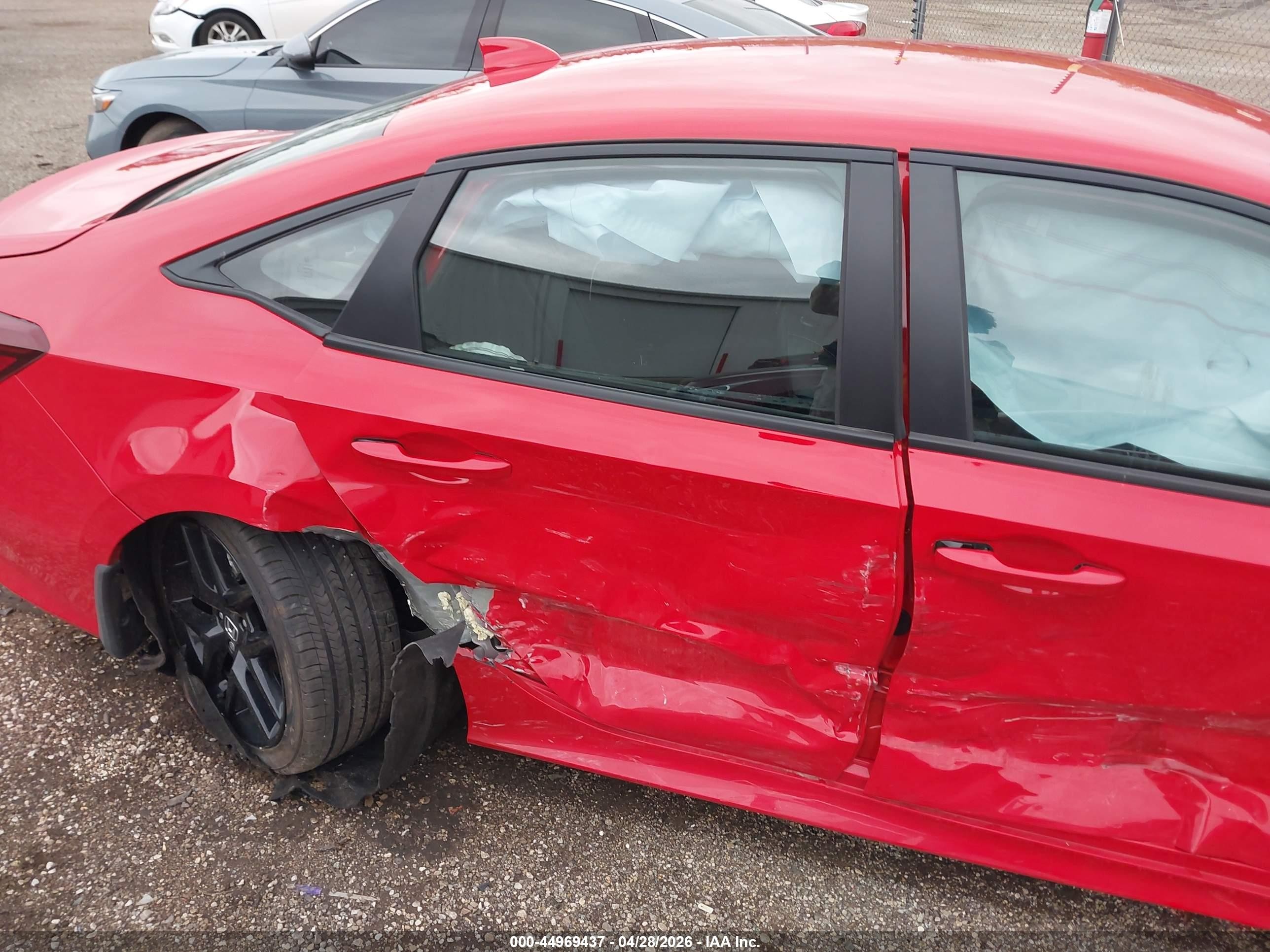 2026 Honda Civic Sport Red vin: 2HGFE2F54TH544223