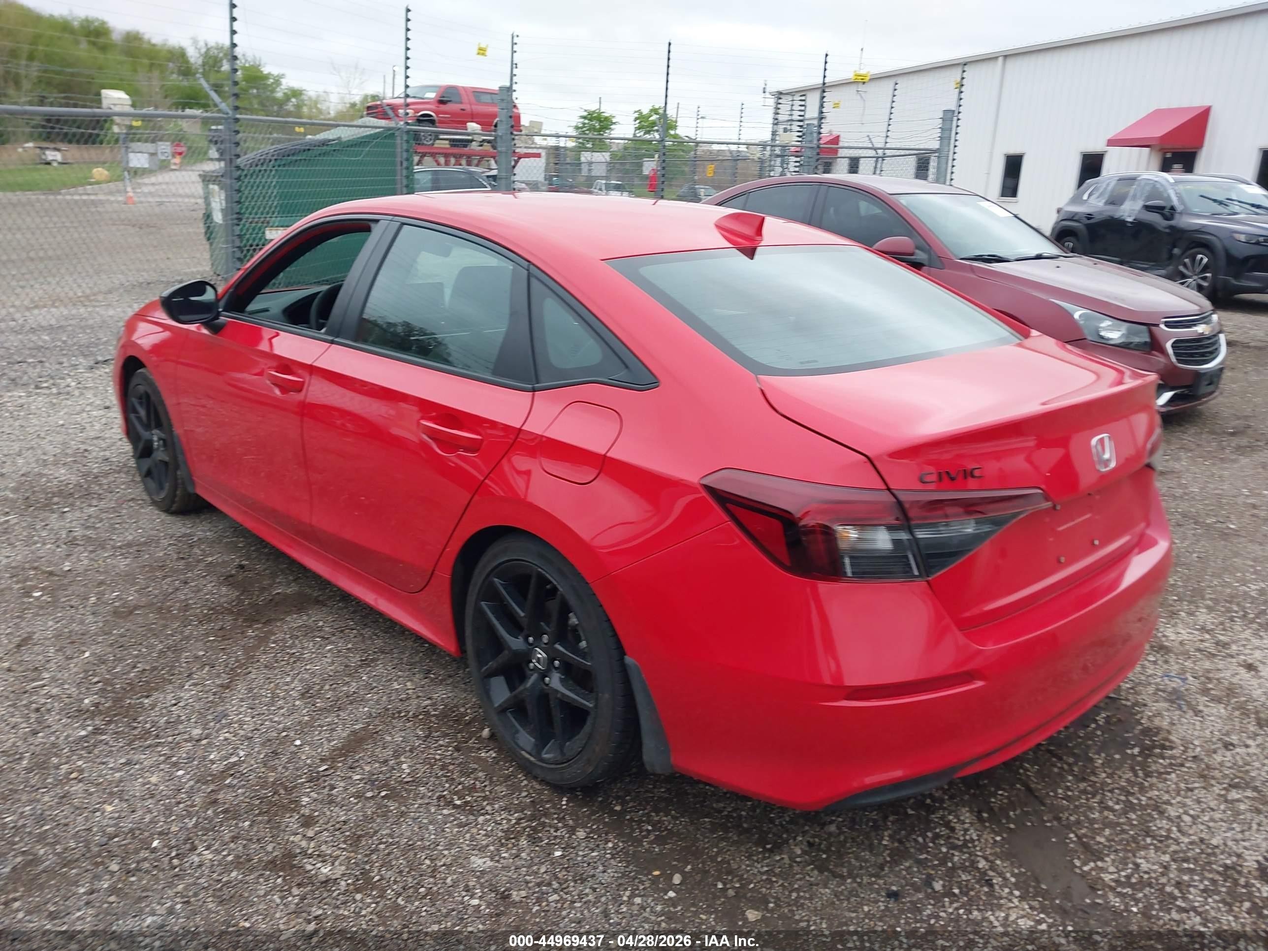 2026 Honda Civic Sport Red vin: 2HGFE2F54TH544223