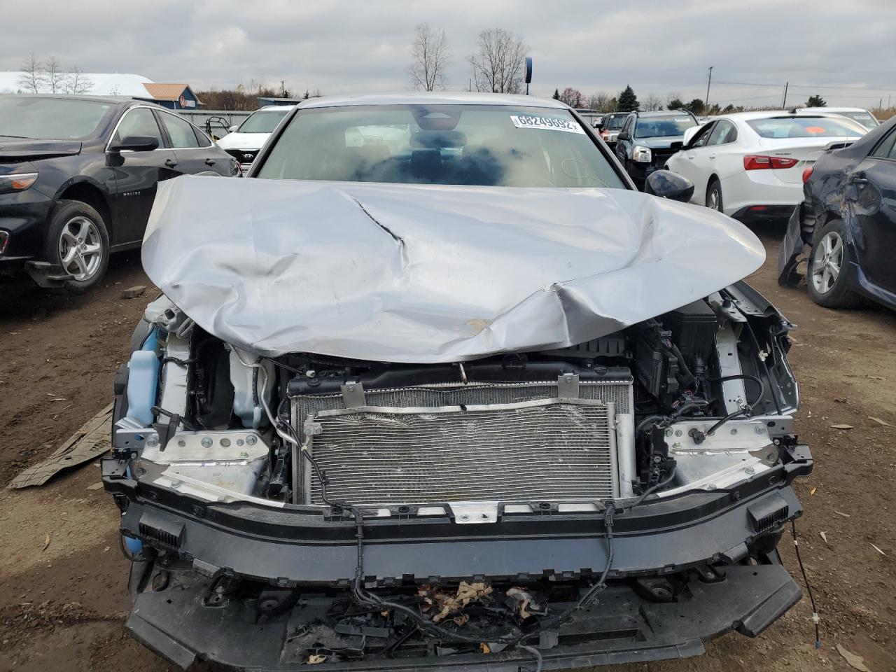 2022 Honda Civic Sport Silver vin: 2HGFE2F55NH542046