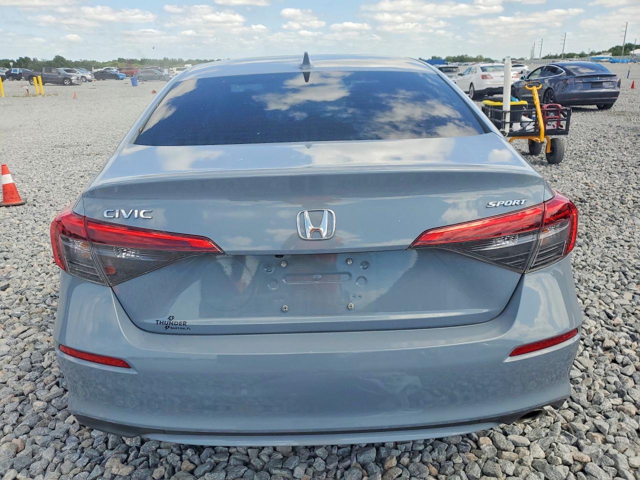 2022 Honda Civic Sport Blue vin: 2HGFE2F55NH590632
