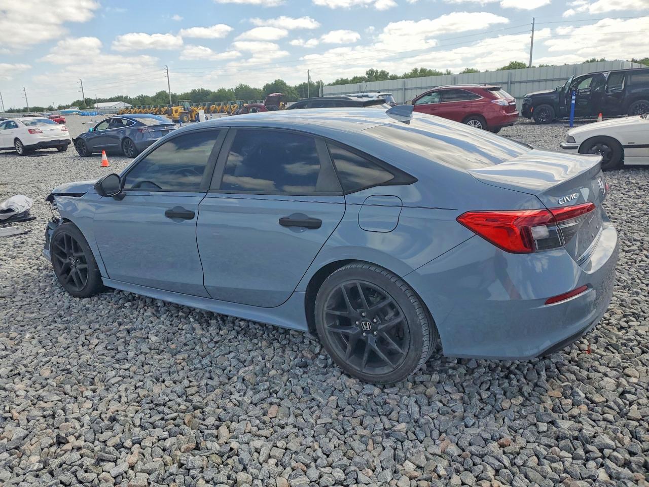 2022 Honda Civic Sport Blue vin: 2HGFE2F55NH590632